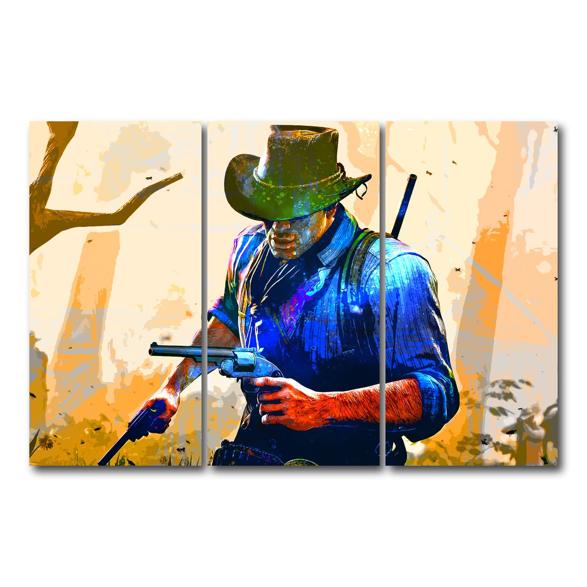 AUTO-MOCKUP WHITE | Arthur Morgan | 3 Piece | Gallery Wrap Canvas | group=12x24