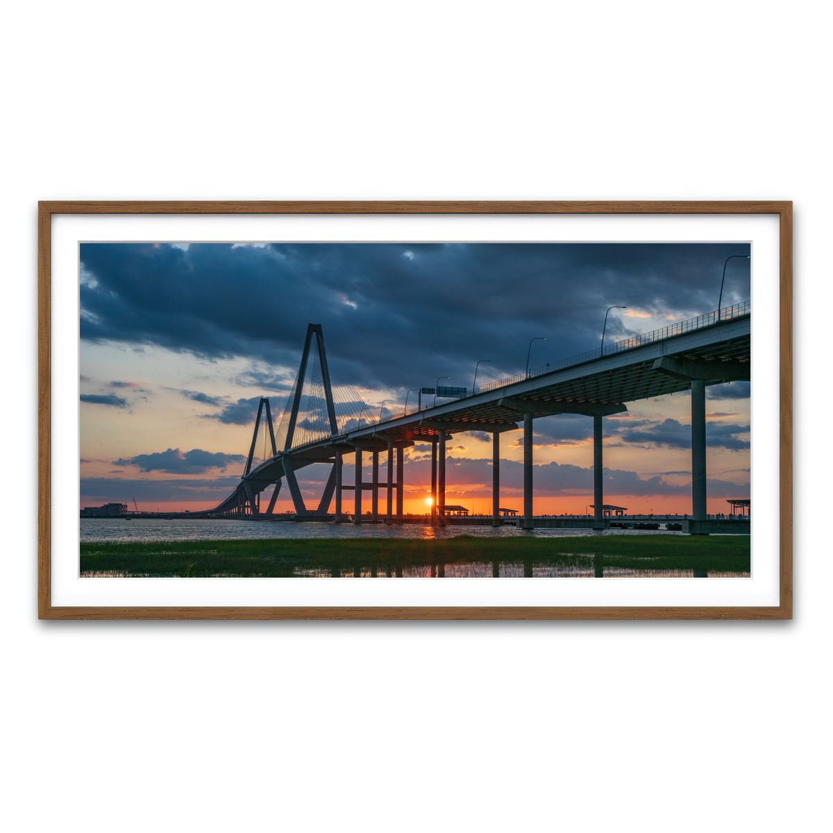 Framed Print 2x1 Walnut