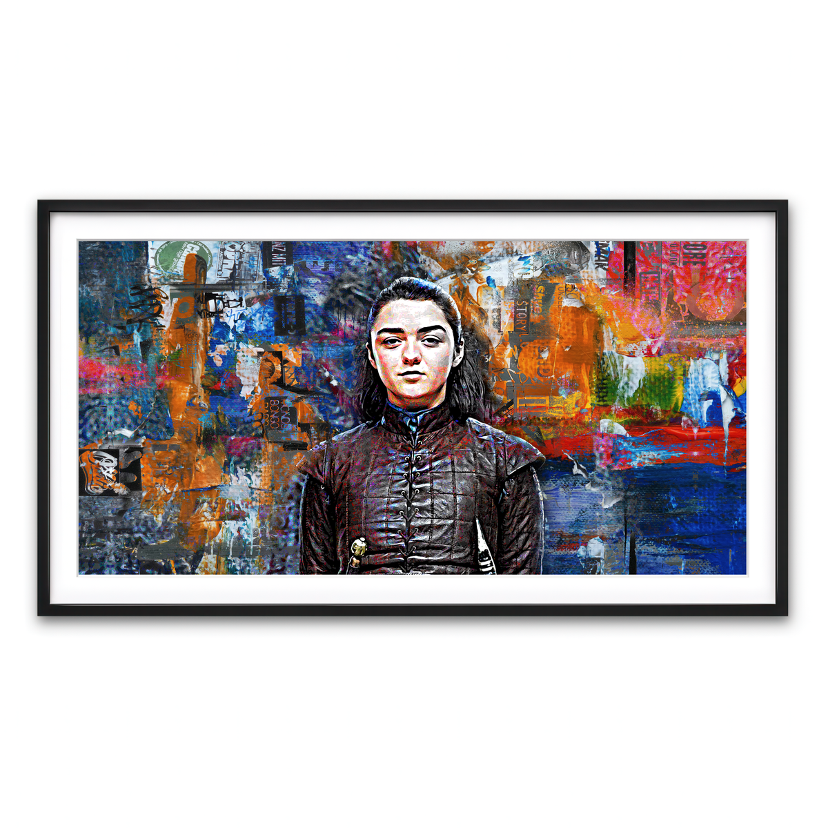 Framed Print 2x1 Black