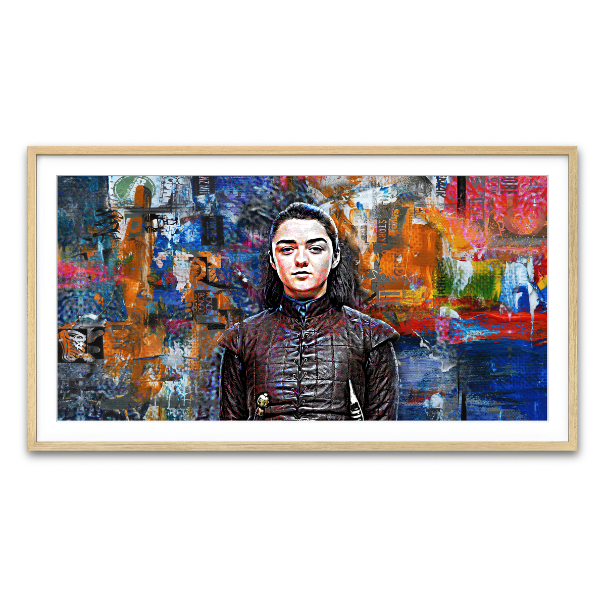 Framed Print 2x1 Natural