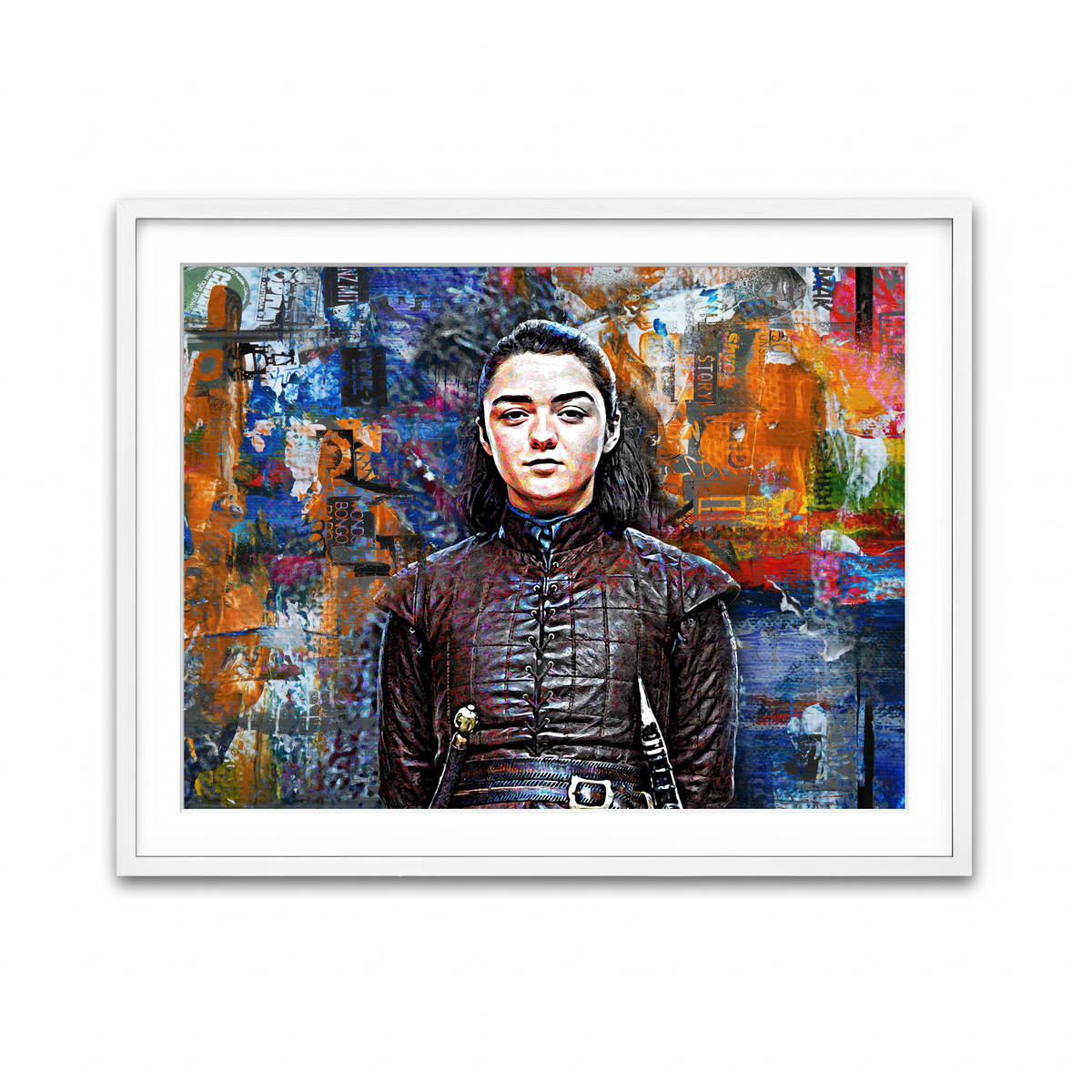 Framed Print 4x3 White