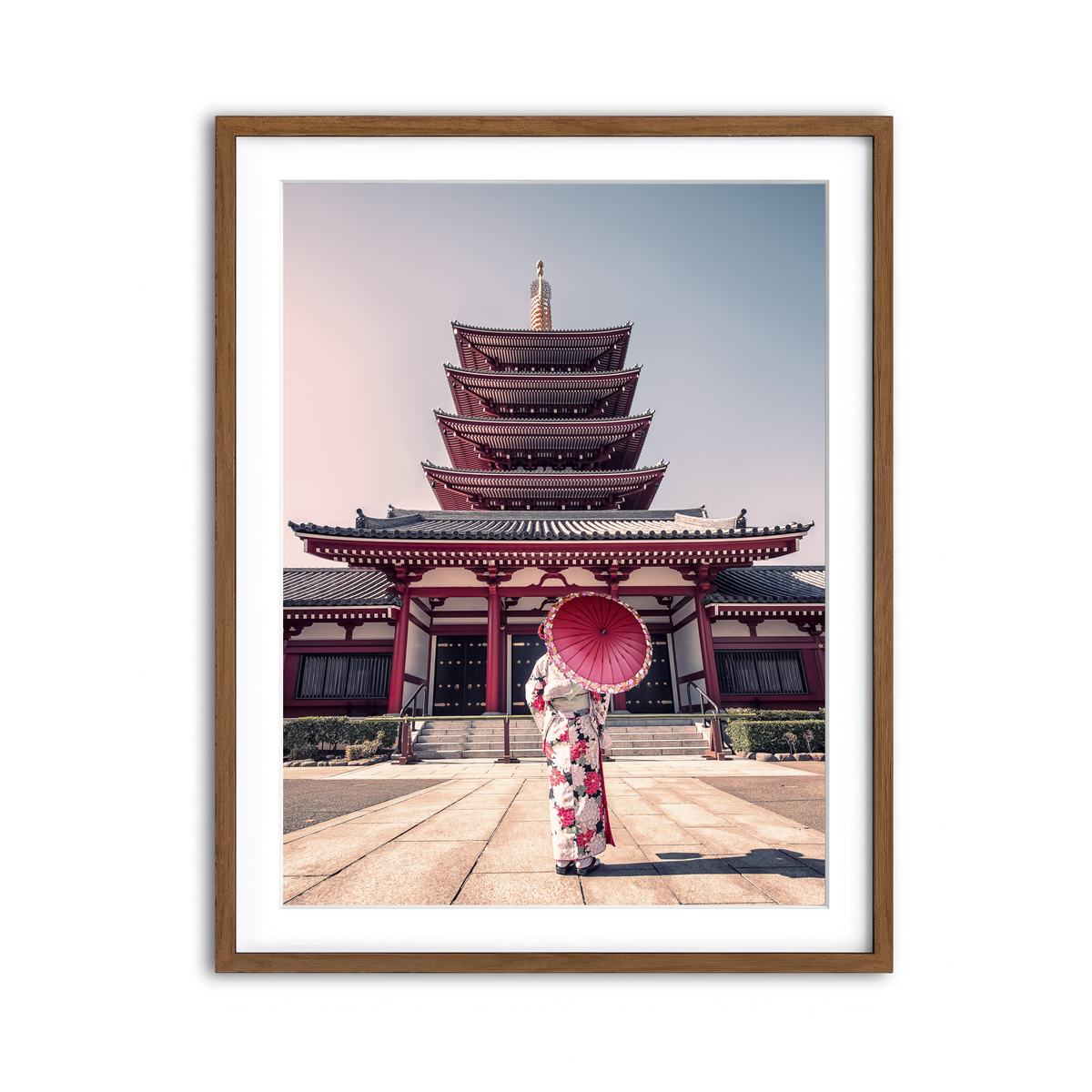 Framed Print 3x4 Walnut