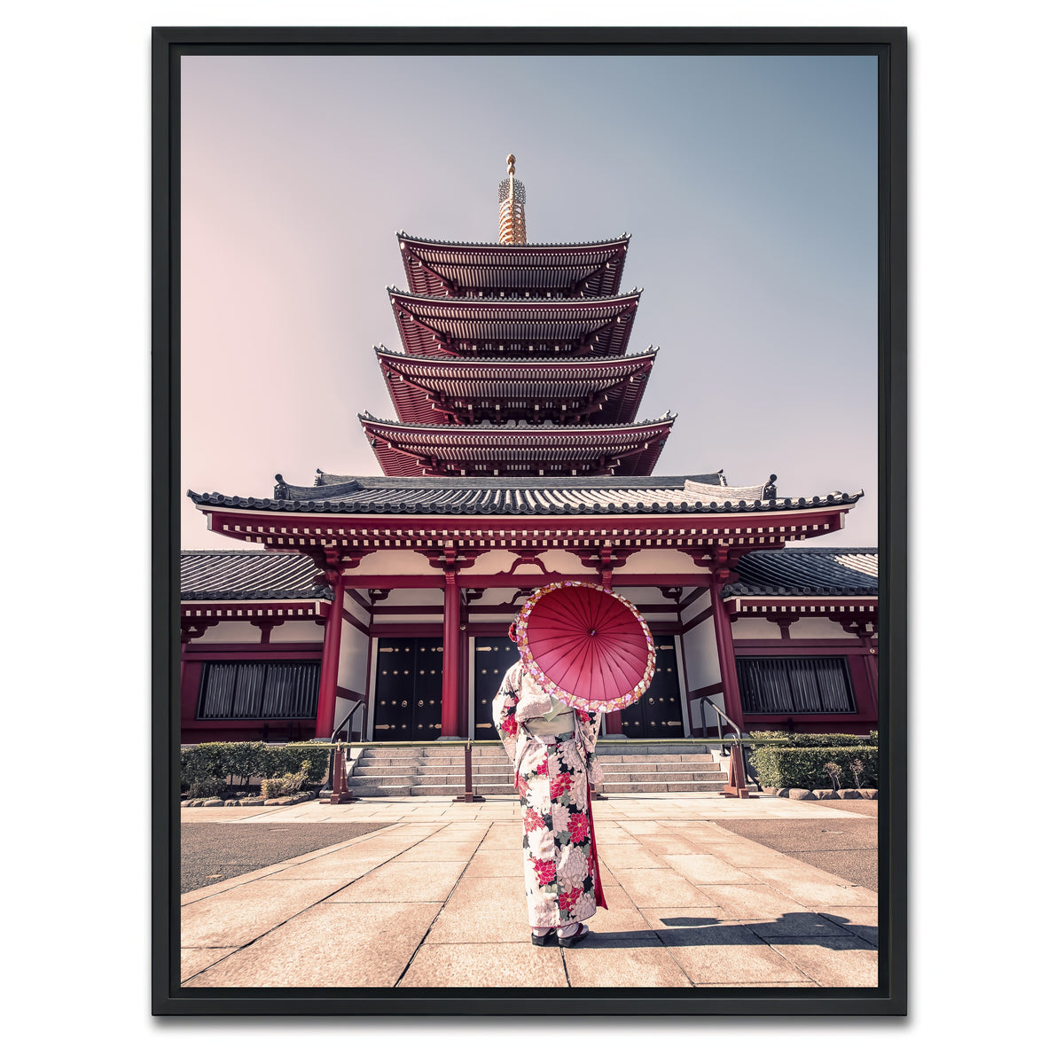 AUTO-MOCKUP WHITE | Asakusa | 1 Piece | Black Framed Canvas | group=3x4