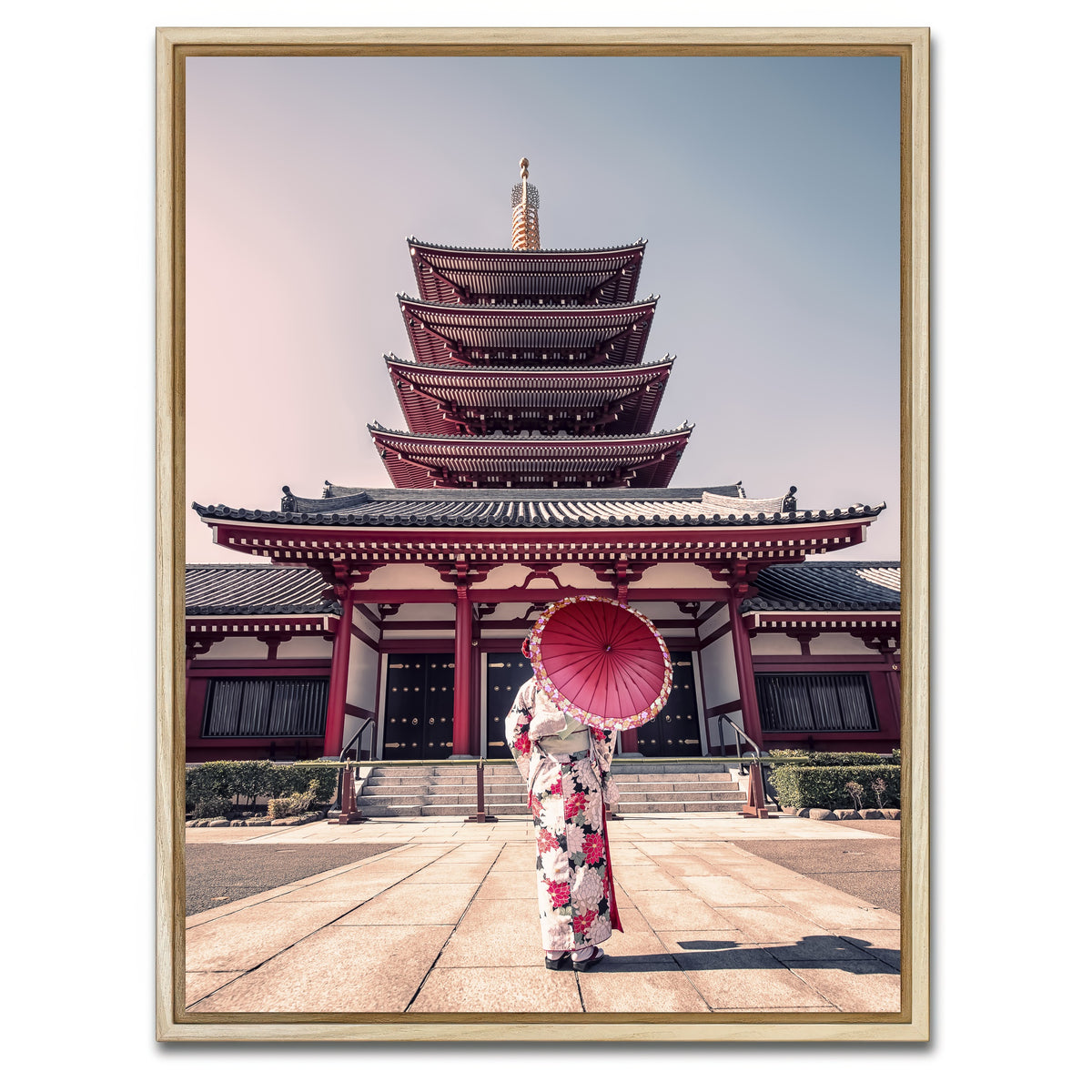 AUTO-MOCKUP WHITE | Asakusa | 1 Piece | Natural Framed Canvas | group=3x4