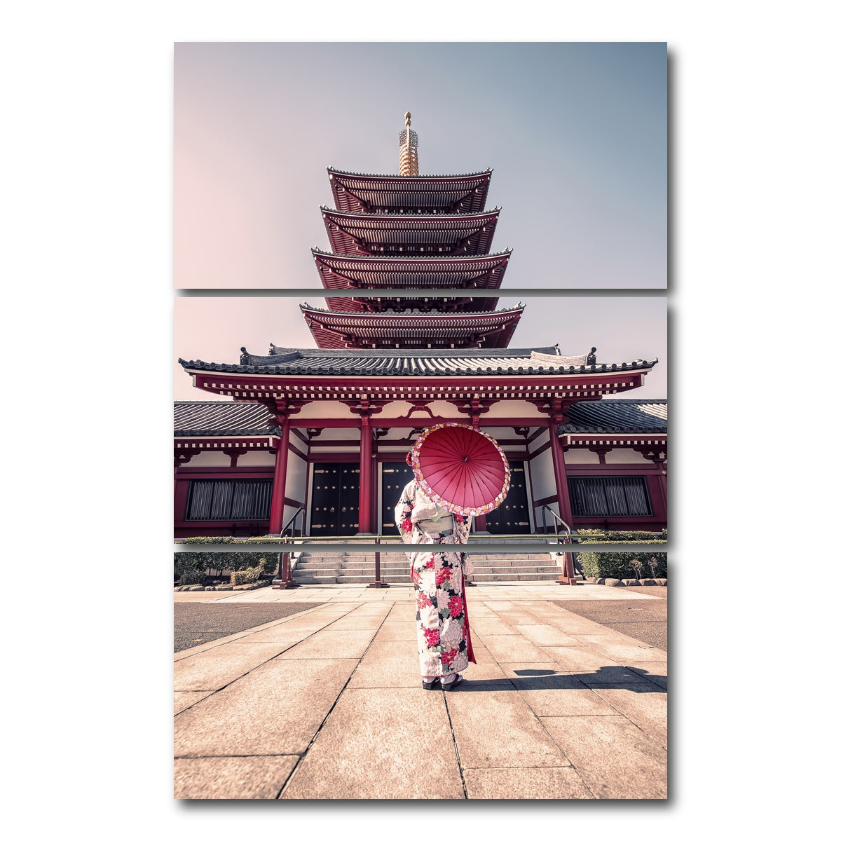AUTO-MOCKUP WHITE | Asakusa | 3 Piece | Gallery Wrap Canvas | group=12x24_stacked