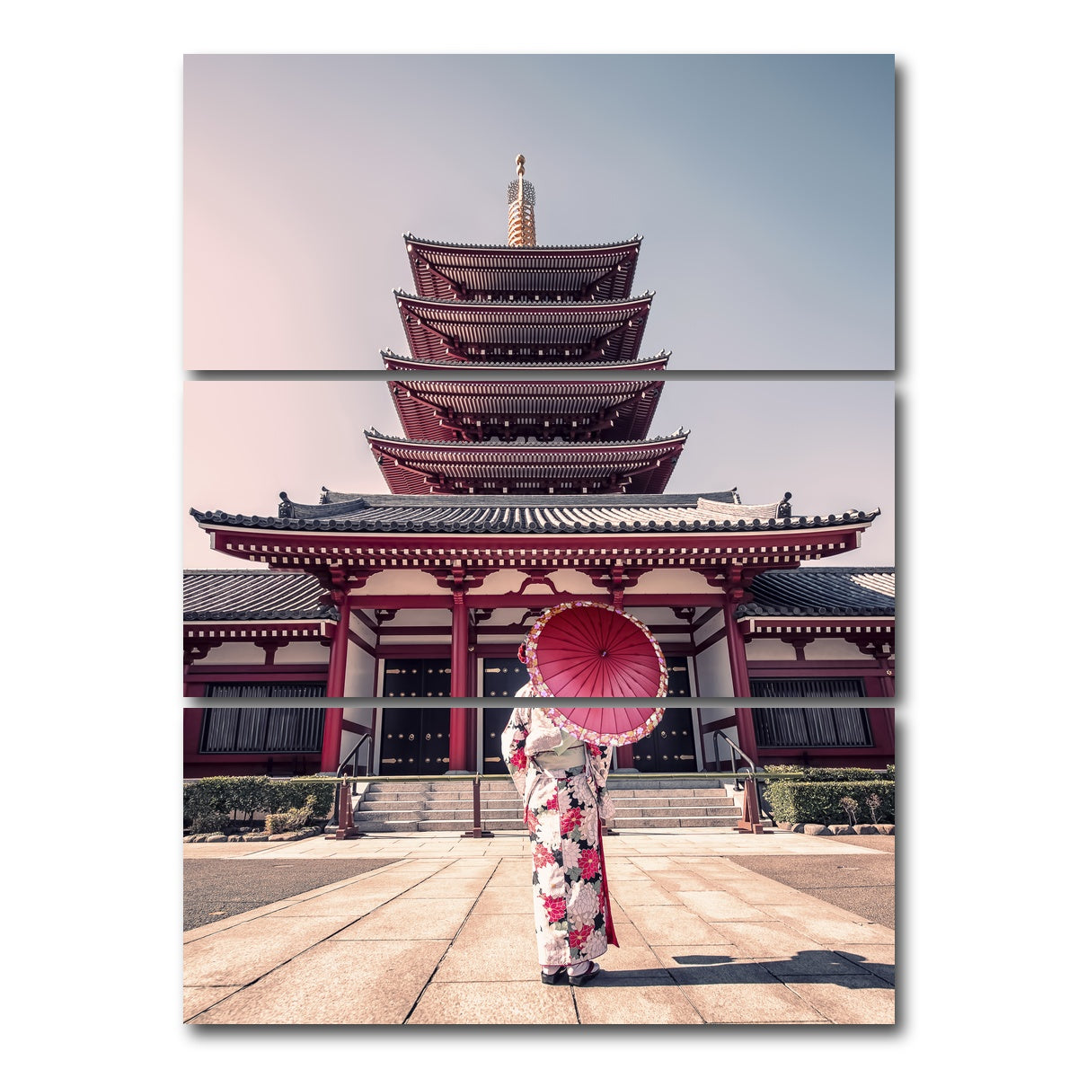 AUTO-MOCKUP WHITE | Asakusa | 3 Piece | Gallery Wrap Canvas | group=8x18_stacked