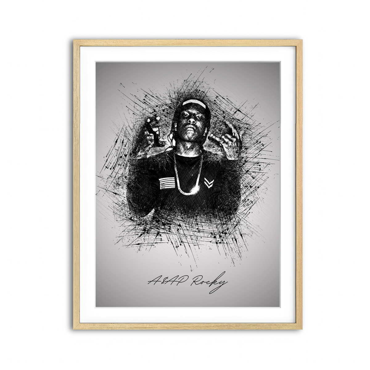 Framed Print 3x4 Natural