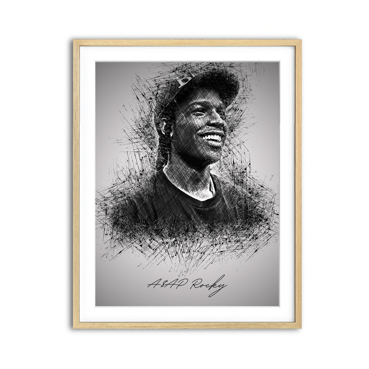 Framed Print 3x4 Natural