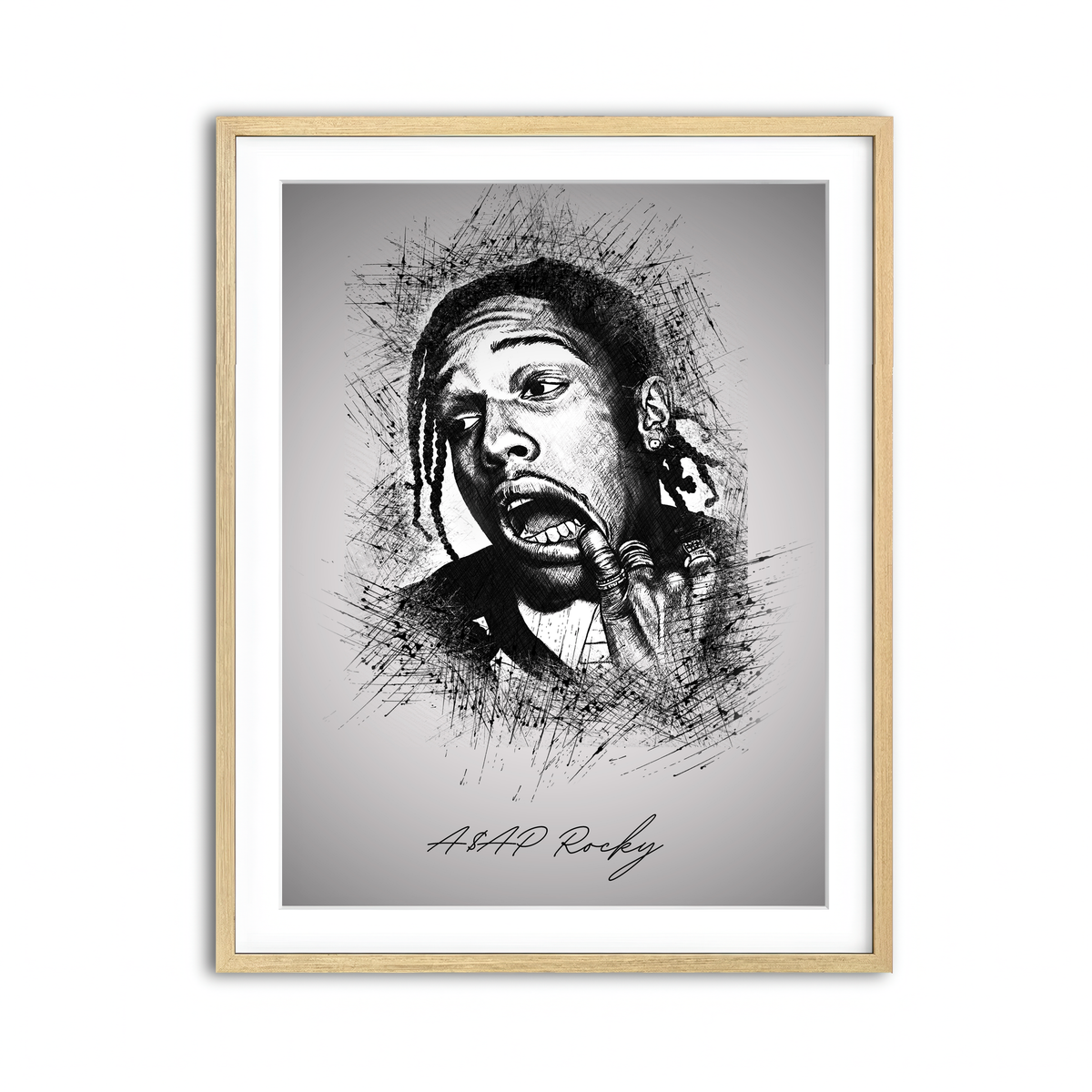 Framed Print 3x4 Natural