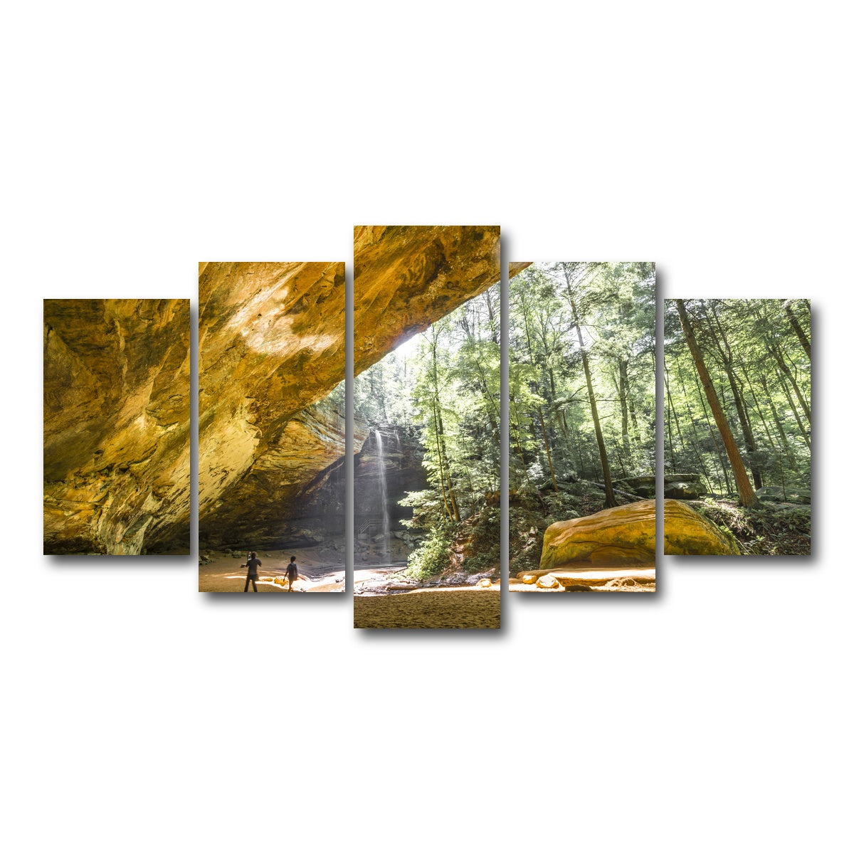 AUTO-MOCKUP WHITE | Ash Cave Hocking Hills | 5 Piece | Gallery Wrap Canvas | group=5_normal