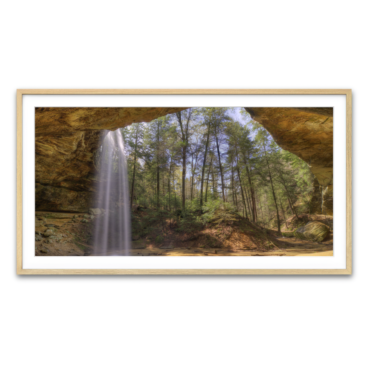Framed Print 2x1 Natural