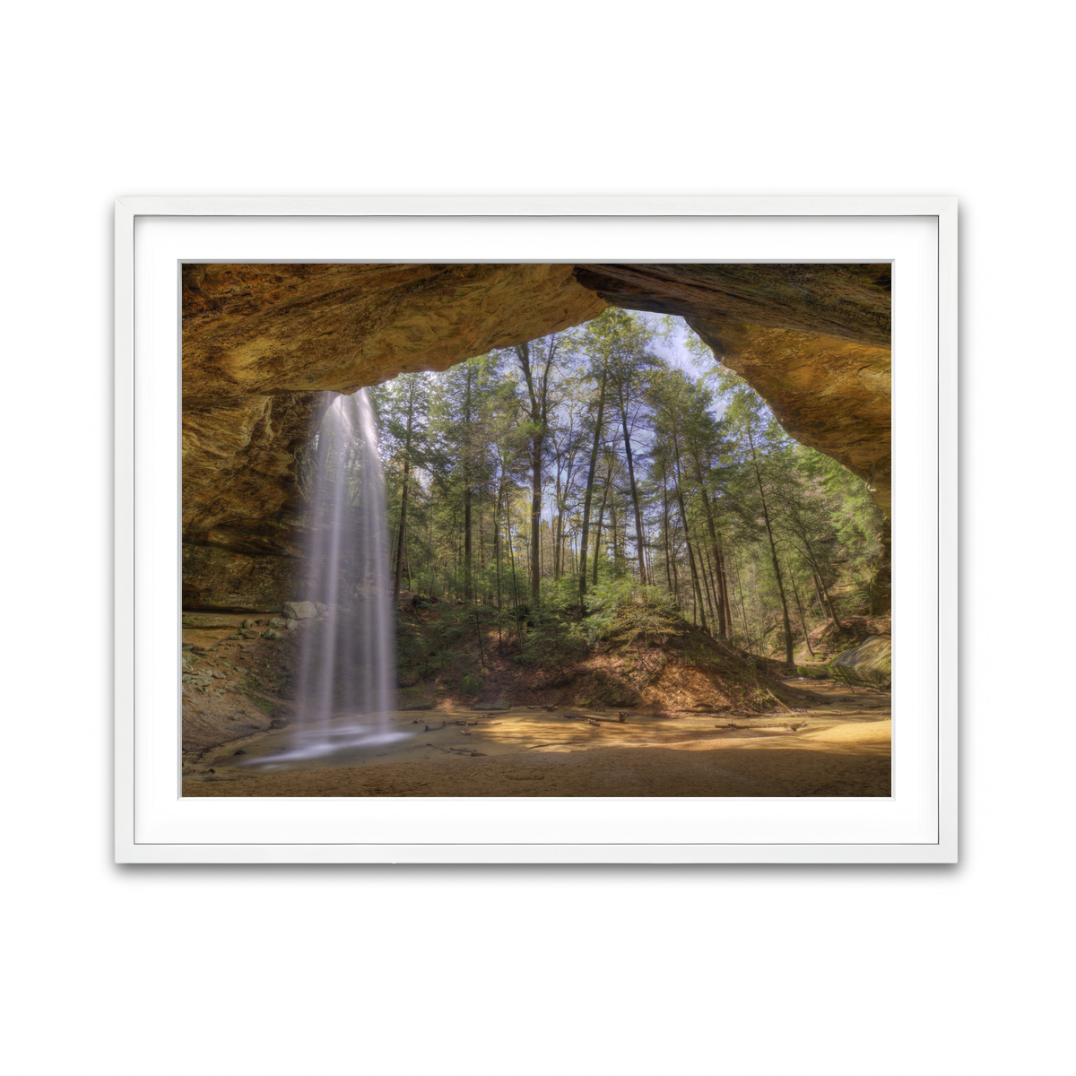 Framed Print 4x3 White