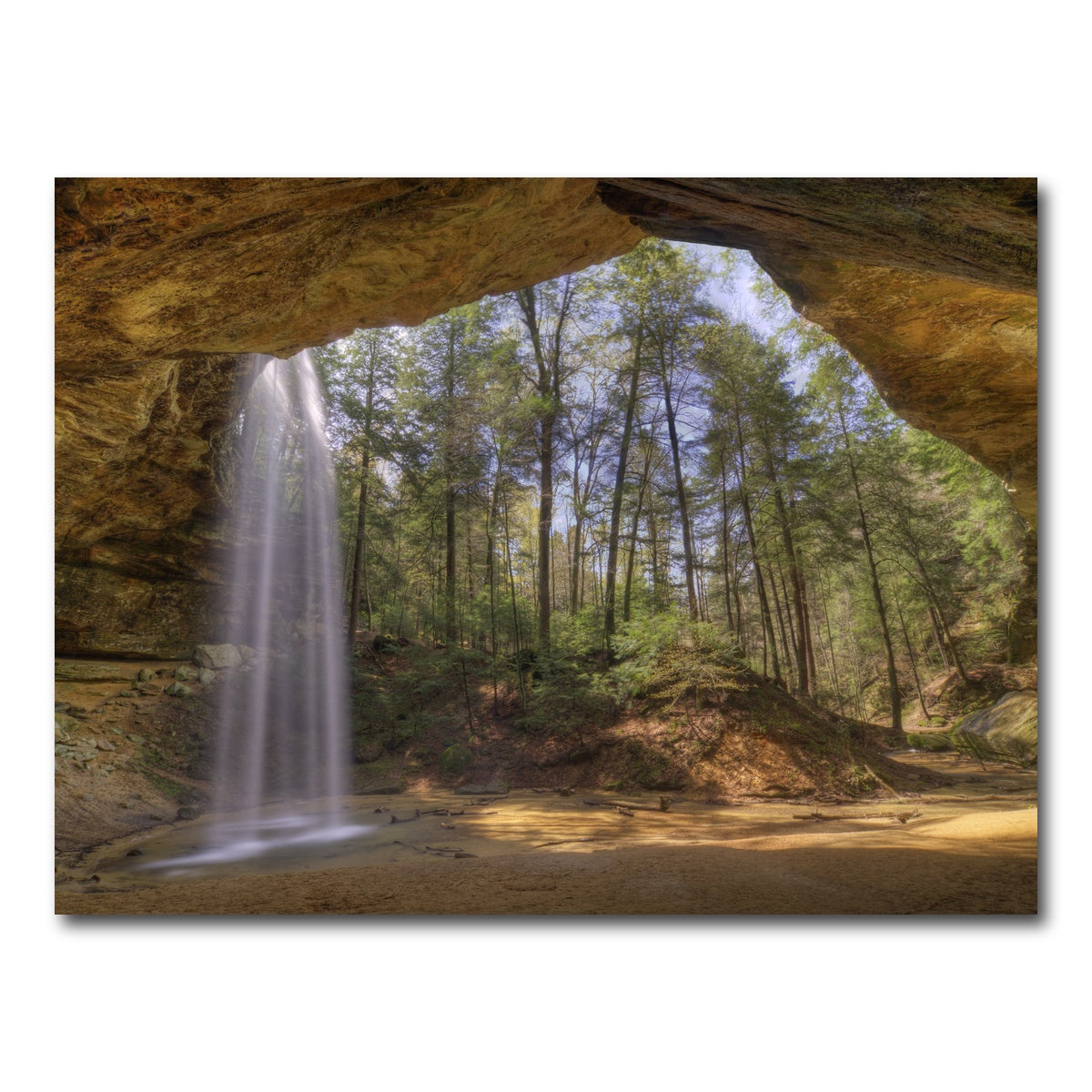 AUTO-MOCKUP WHITE | Ash Cave | 1 Piece | Gallery Wrap Canvas | group=4x3