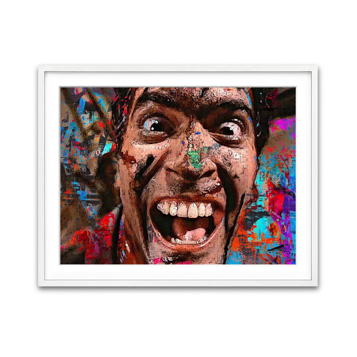 Framed Print 4x3 White