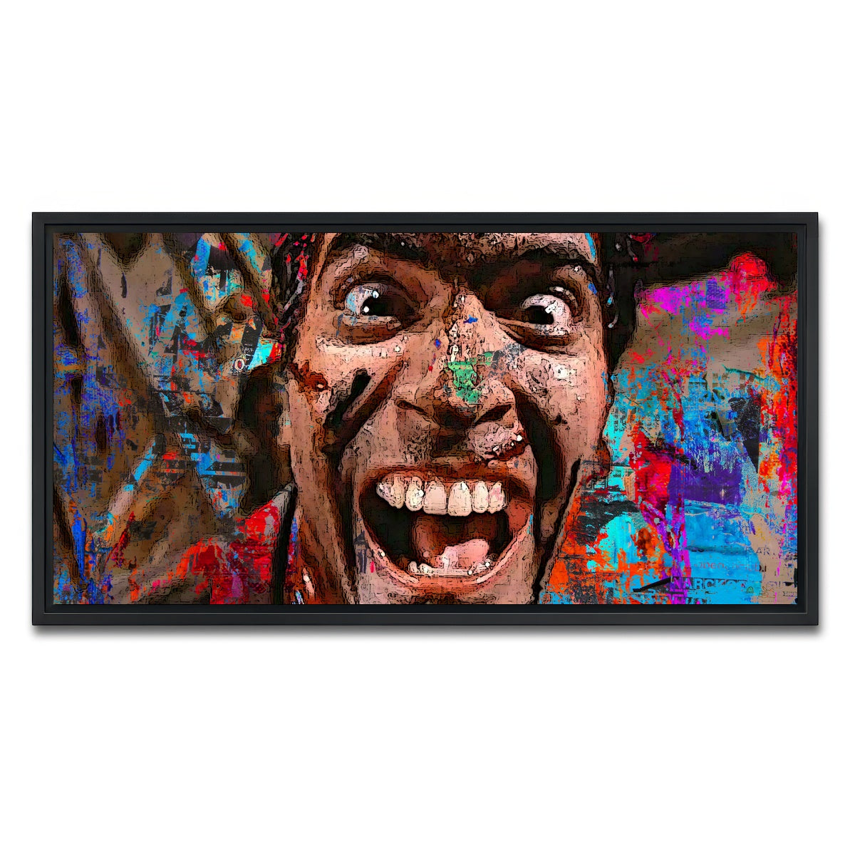 AUTO-MOCKUP WHITE | Ash Closeup | 1 Piece | Black Framed Canvas | group=2x1