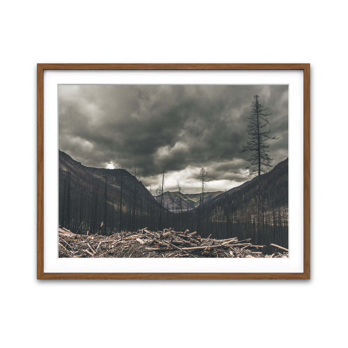 Framed Print 4x3 Walnut