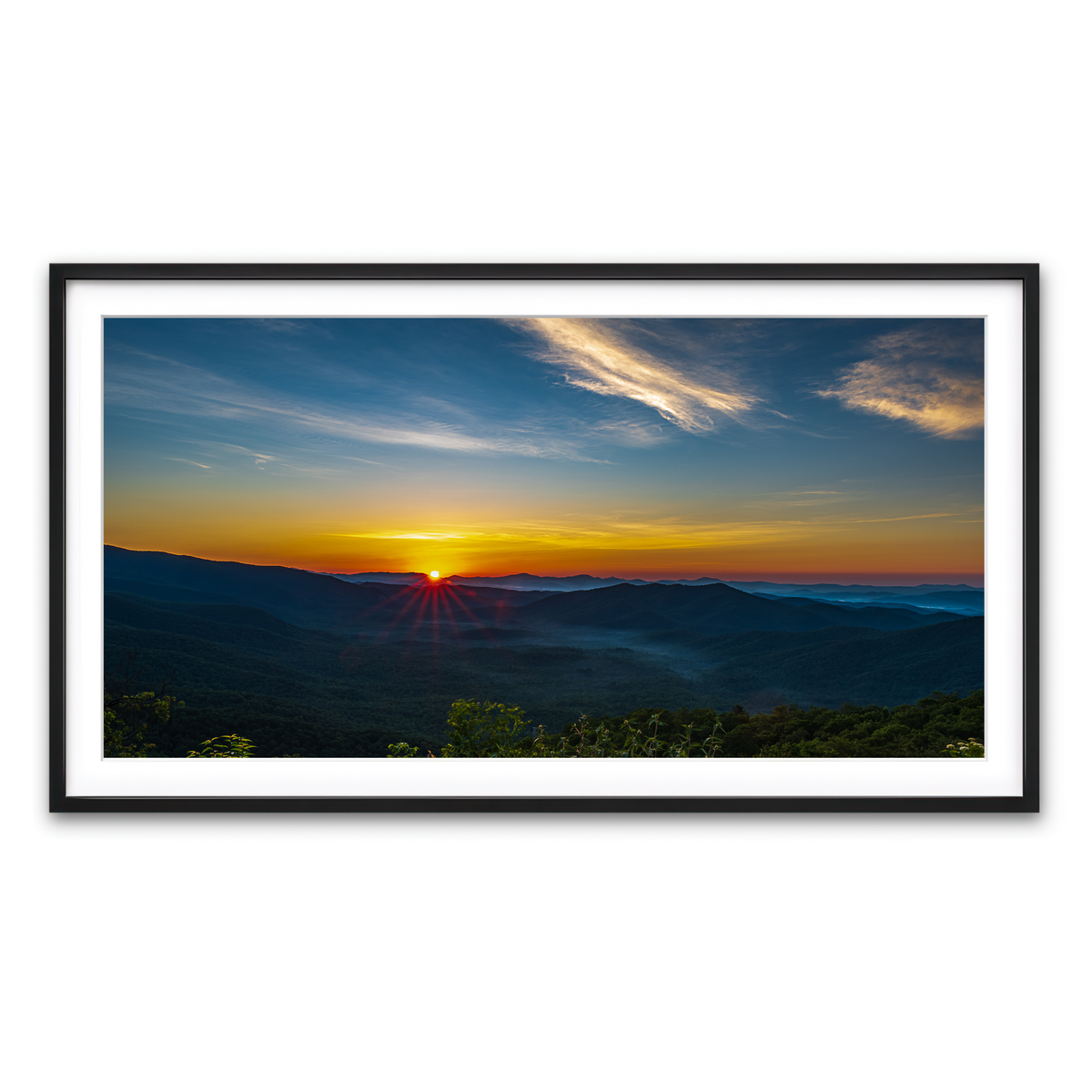 Framed Print 2x1 Black