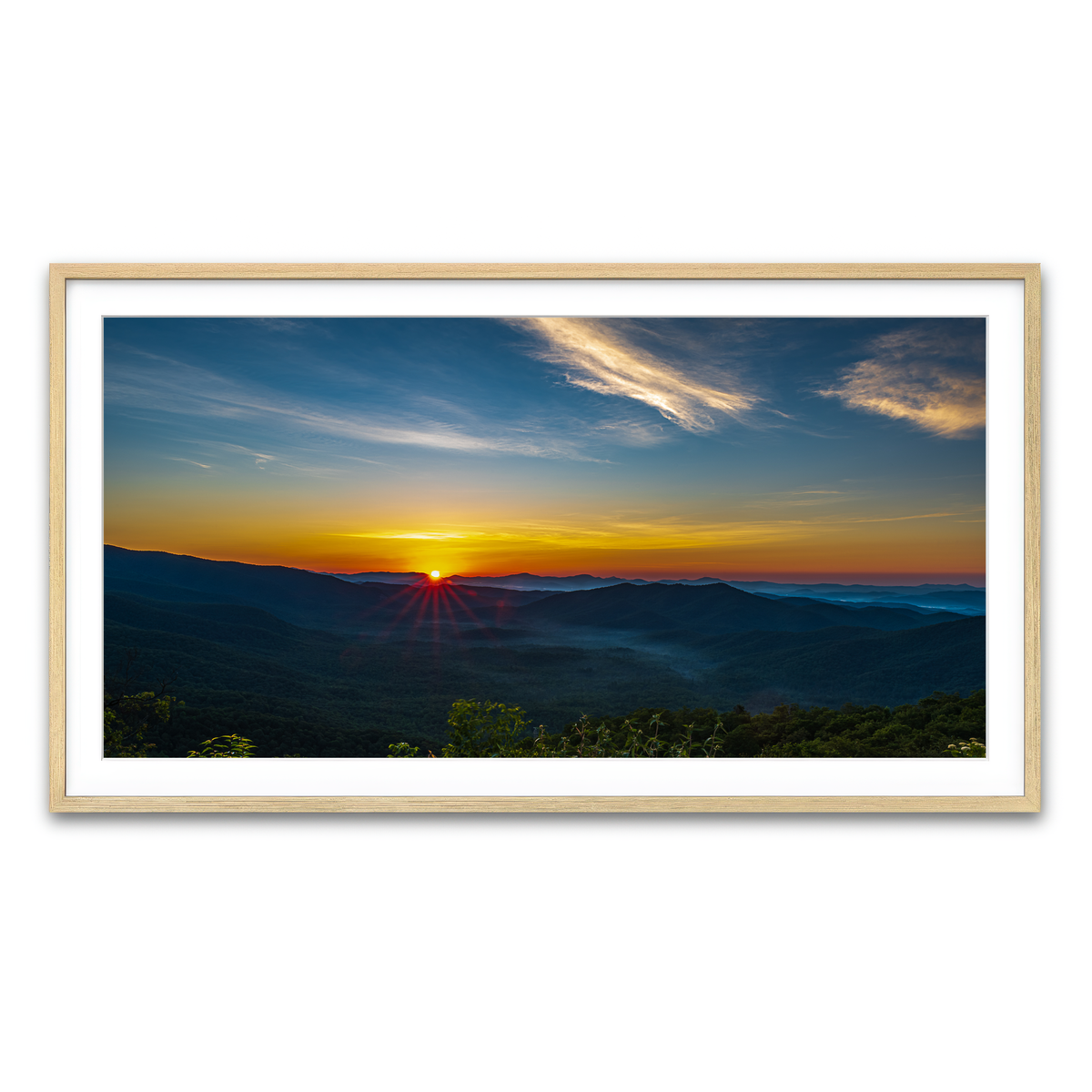 Framed Print 2x1 Natural