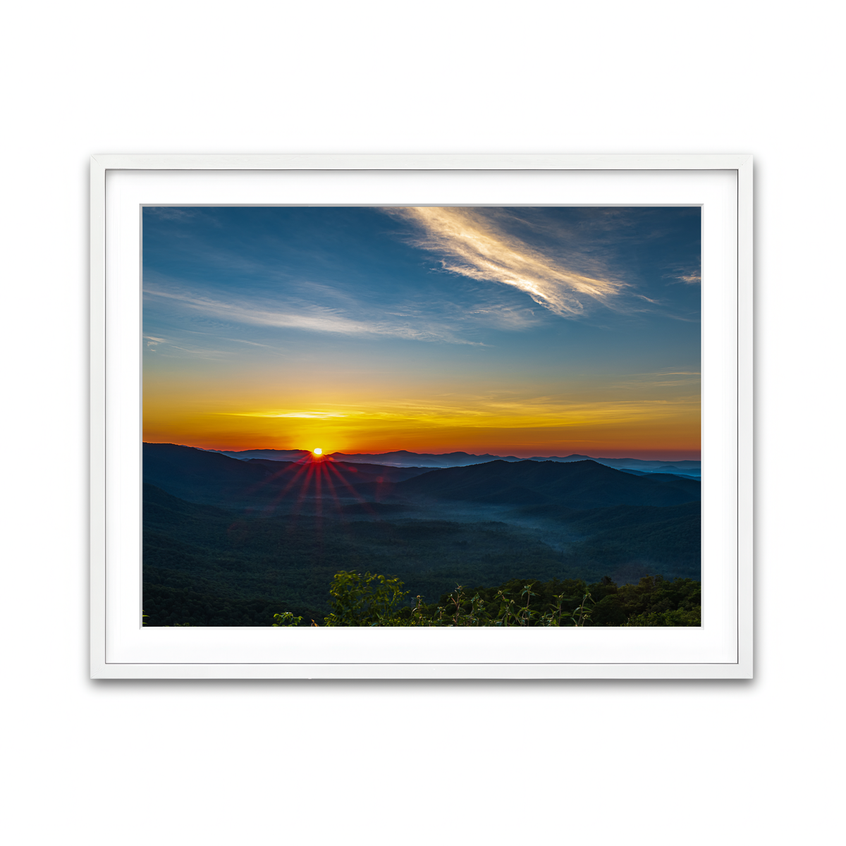 Framed Print 4x3 White