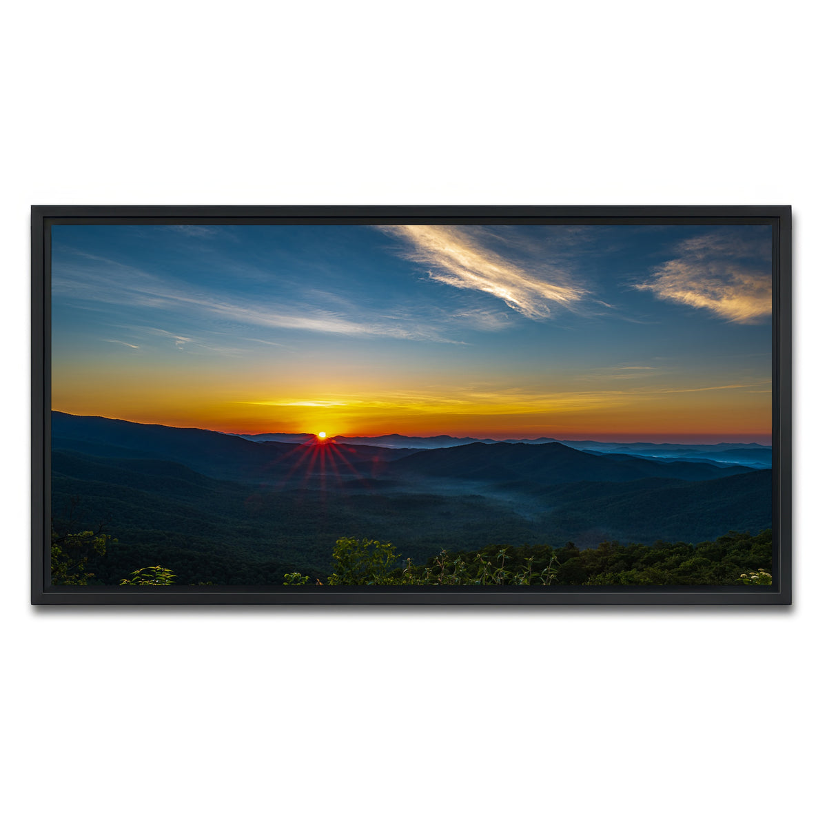 AUTO-MOCKUP WHITE | Asheville North Carolina | 1 Piece | Black Framed Canvas | group=2x1