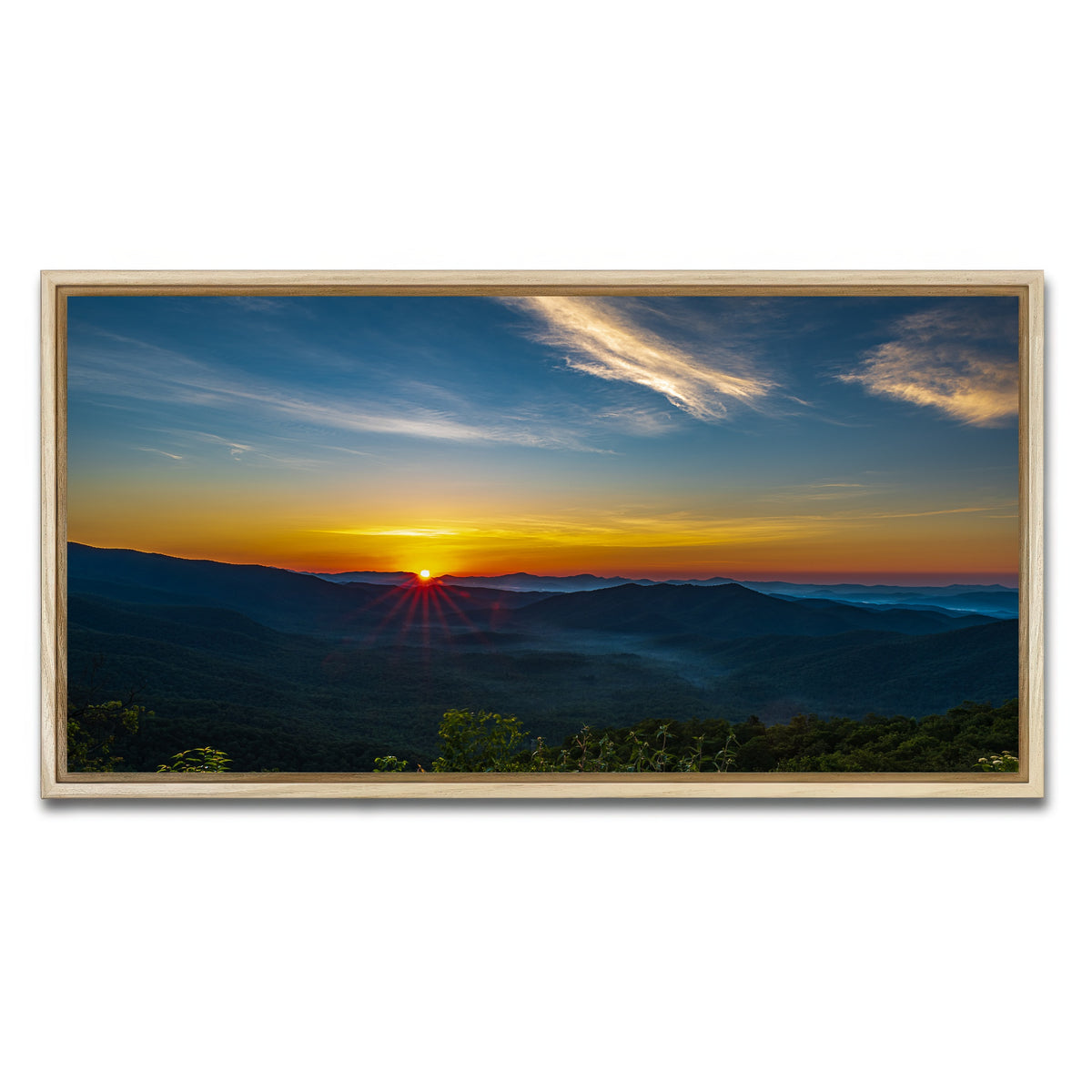 AUTO-MOCKUP WHITE | Asheville North Carolina | 1 Piece | Natural Framed Canvas | group=2x1
