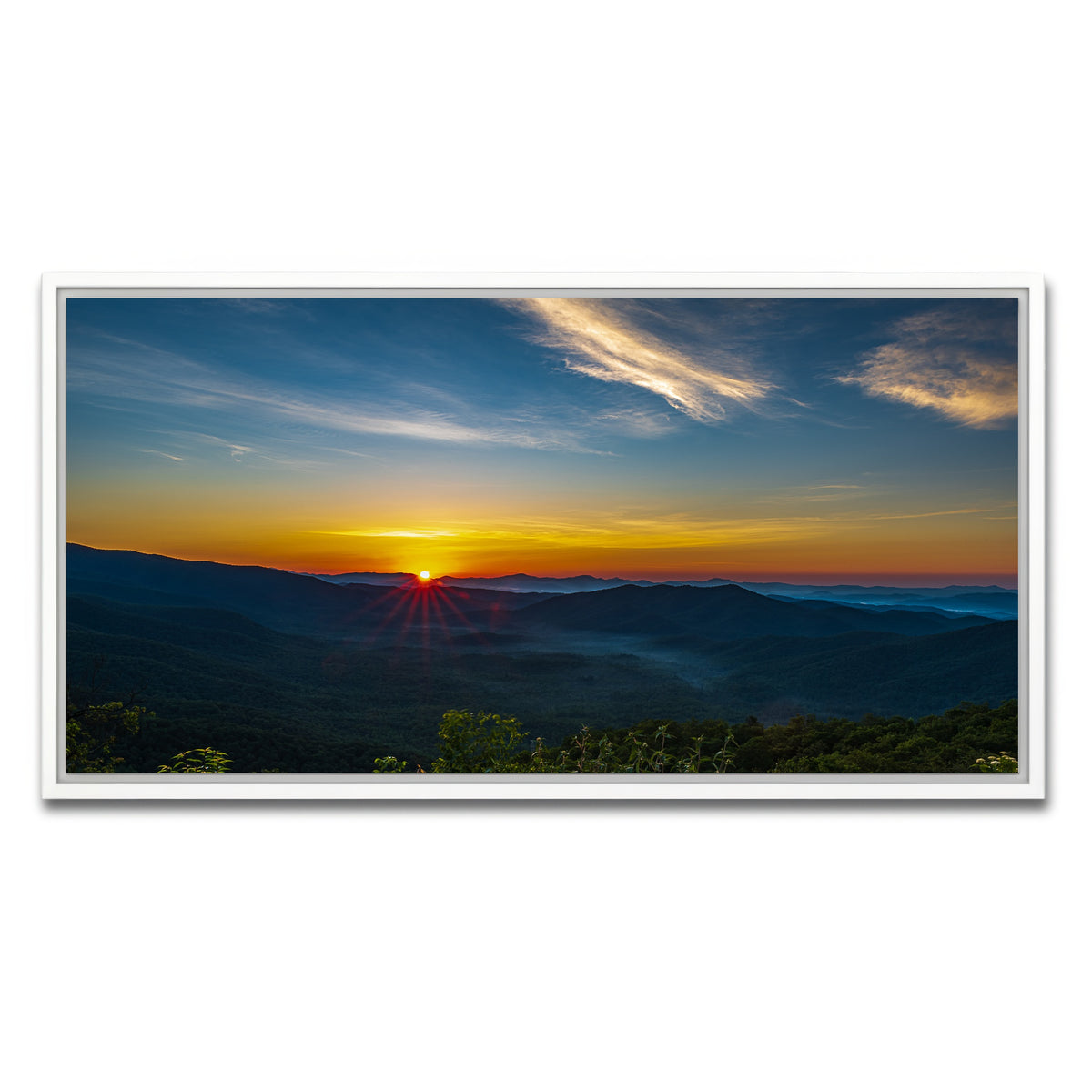 AUTO-MOCKUP WHITE | Asheville North Carolina | 1 Piece | White Framed Canvas | group=2x1