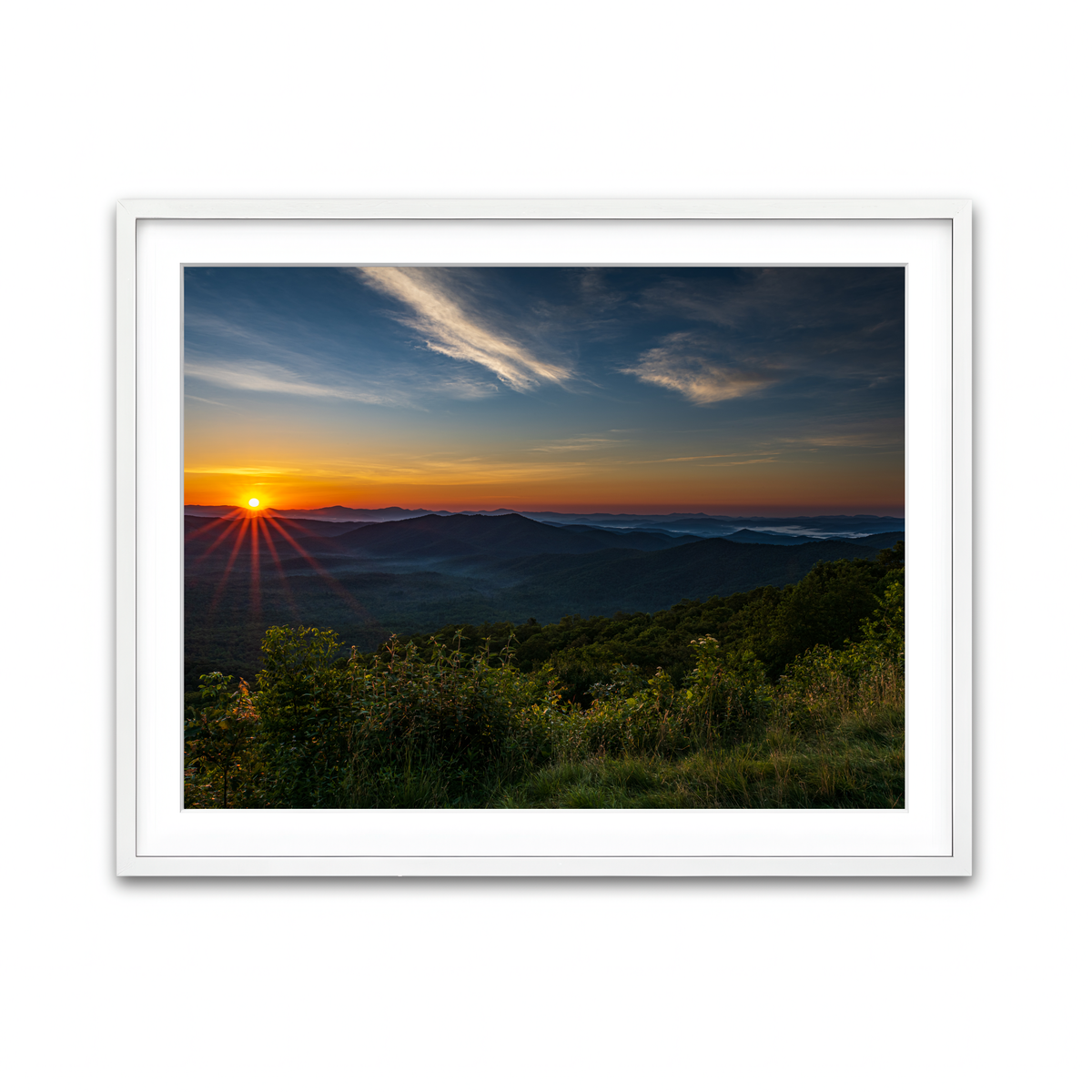 Framed Print 4x3 White