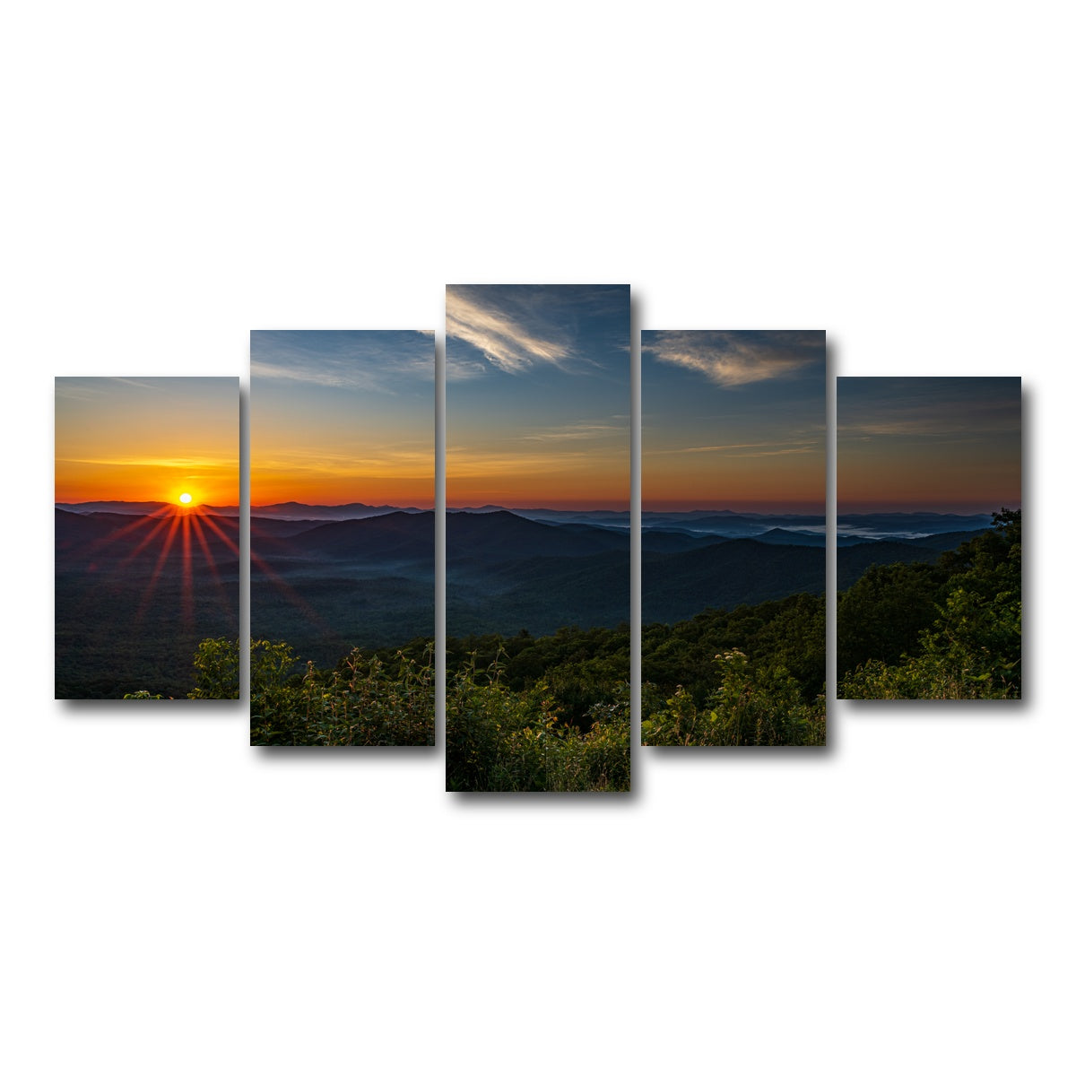 AUTO-MOCKUP WHITE | Asheville | 5 Piece | Gallery Wrap Canvas | group=5_normal