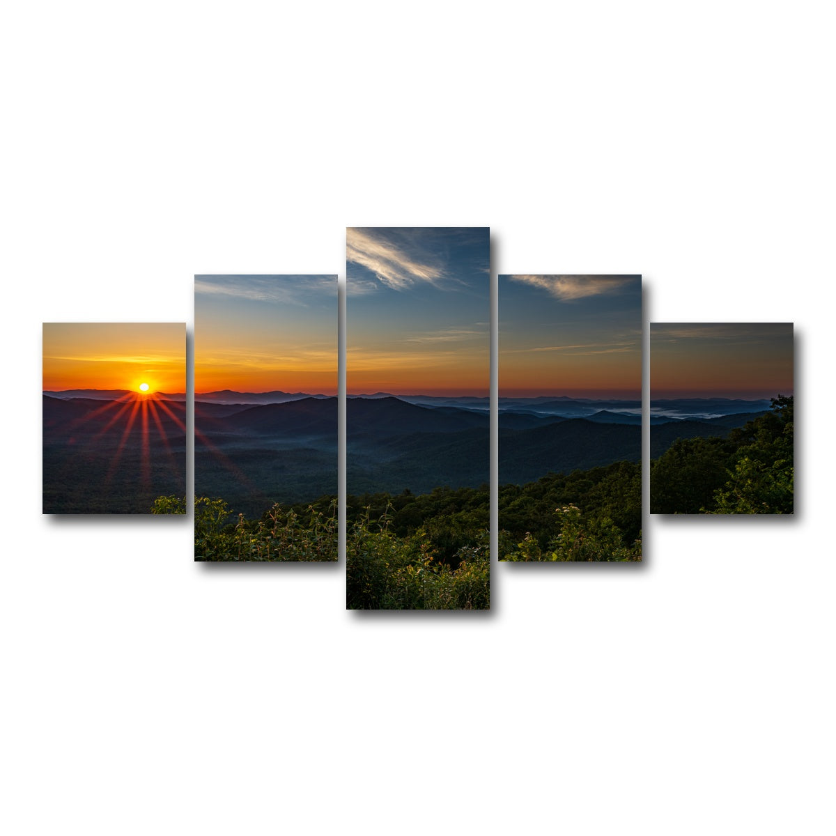 AUTO-MOCKUP WHITE | Asheville | 5 Piece | Gallery Wrap Canvas | group=5_short