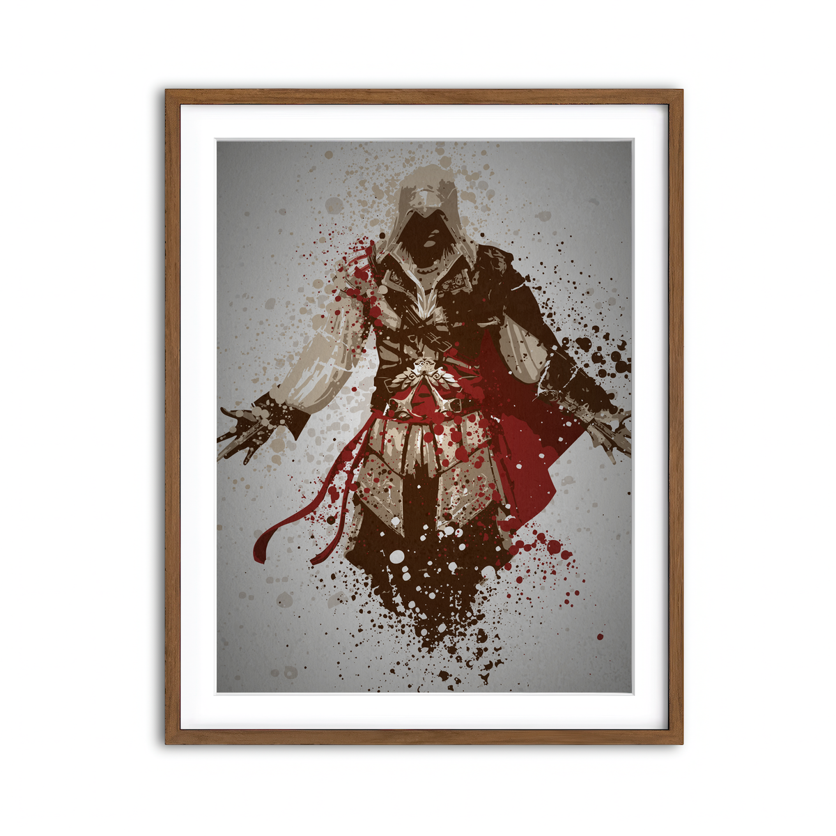 Framed Print 3x4 Walnut