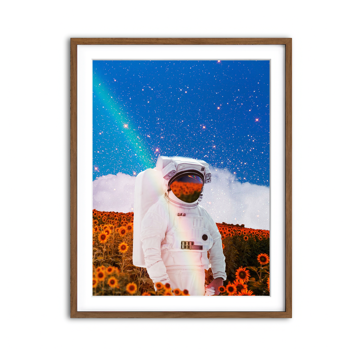 Framed Print 3x4 Walnut