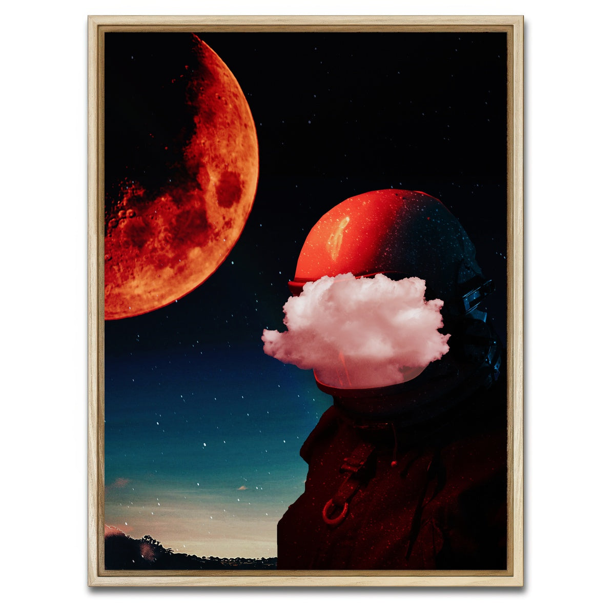 AUTO-MOCKUP WHITE | Astro Face | 1 Piece | Natural Framed Canvas | group=3x4