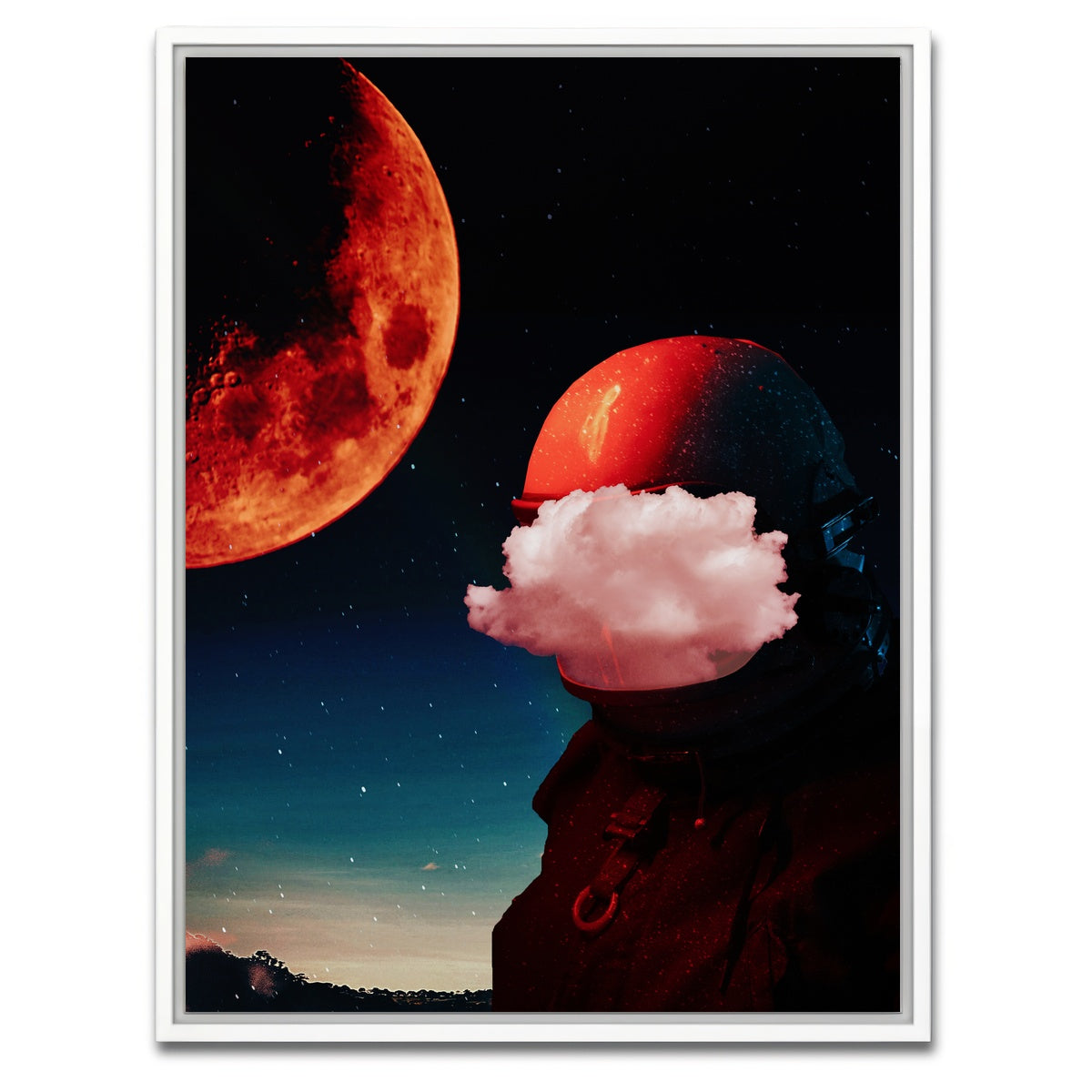 AUTO-MOCKUP WHITE | Astro Face | 1 Piece | White Framed Canvas | group=3x4