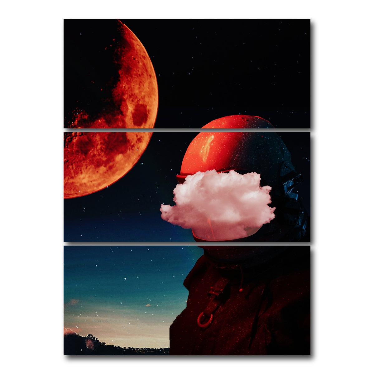 AUTO-MOCKUP WHITE | Astro Face | 3 Piece | Gallery Wrap Canvas | group=8x18_stacked