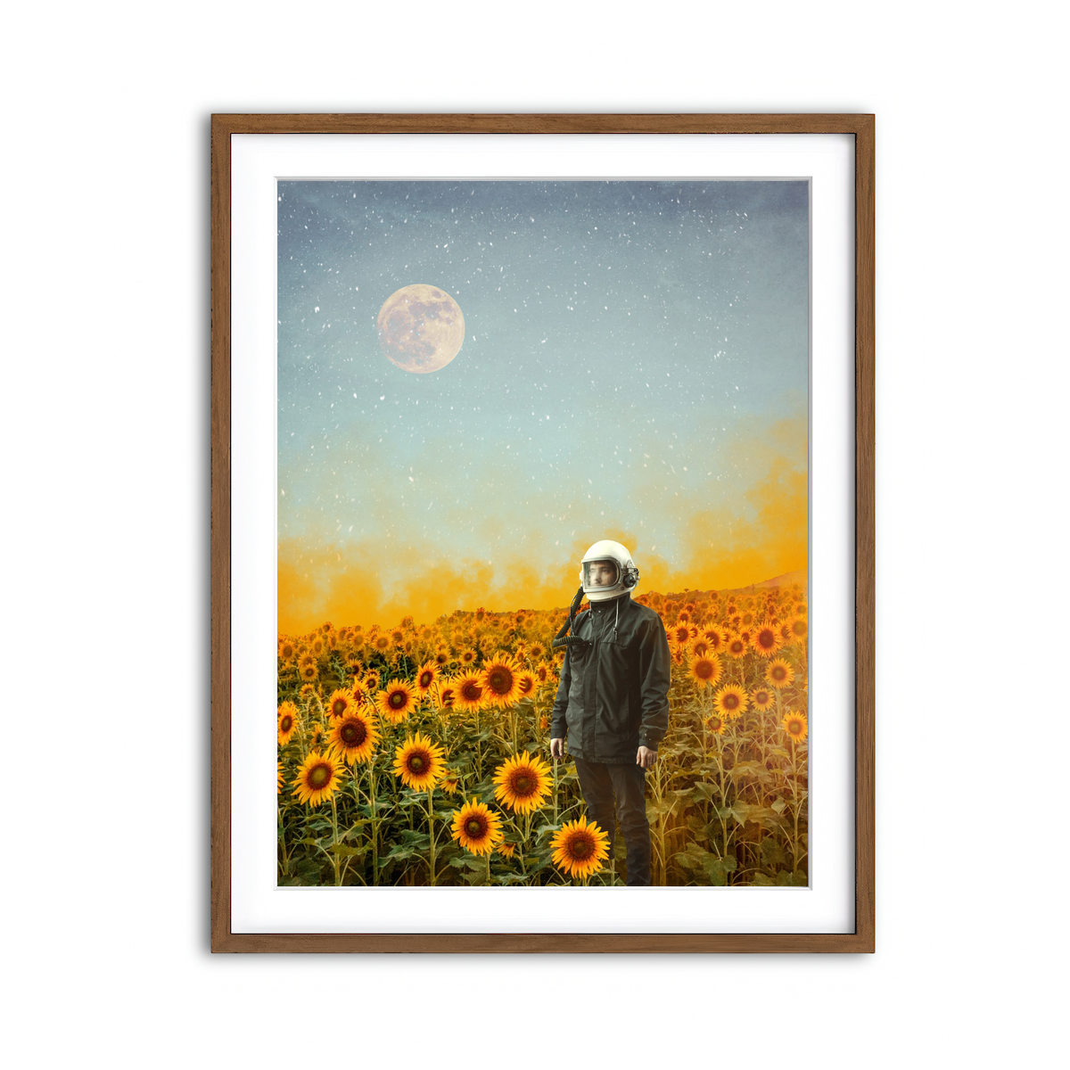 Framed Print 3x4 Walnut