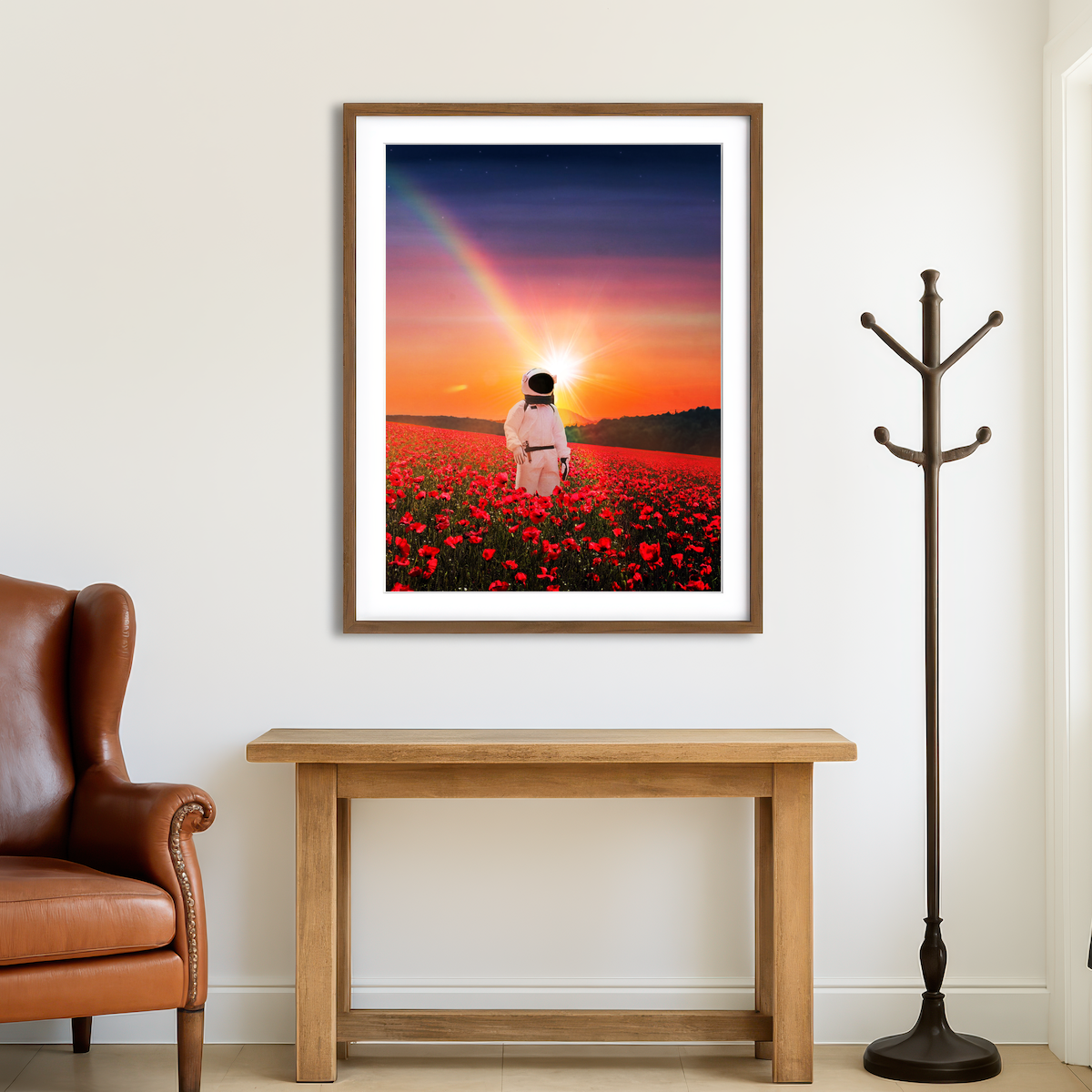 AUTO-MOCKUP ROOM | Astro Sunset Wall Art