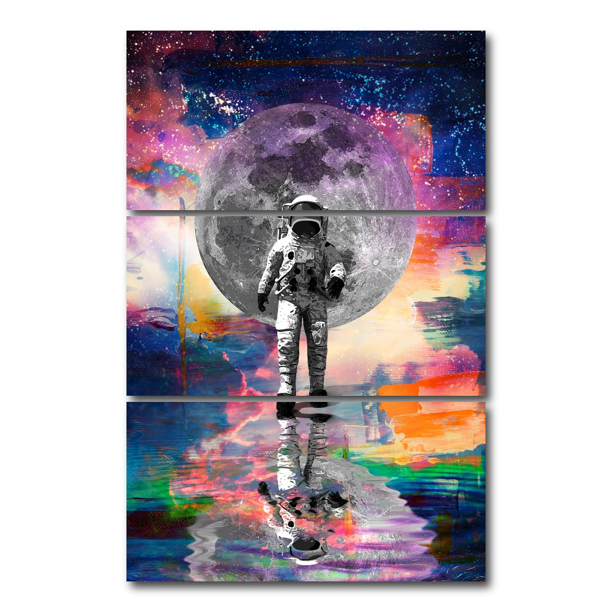 AUTO-MOCKUP WHITE | Astro sky canvas art | 3 Piece | Gallery Wrap Canvas | group=12x24_stacked