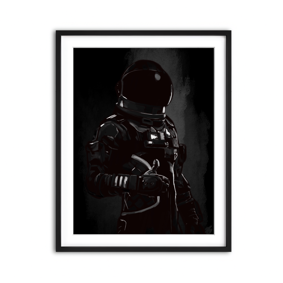 Framed Print 3x4 Black