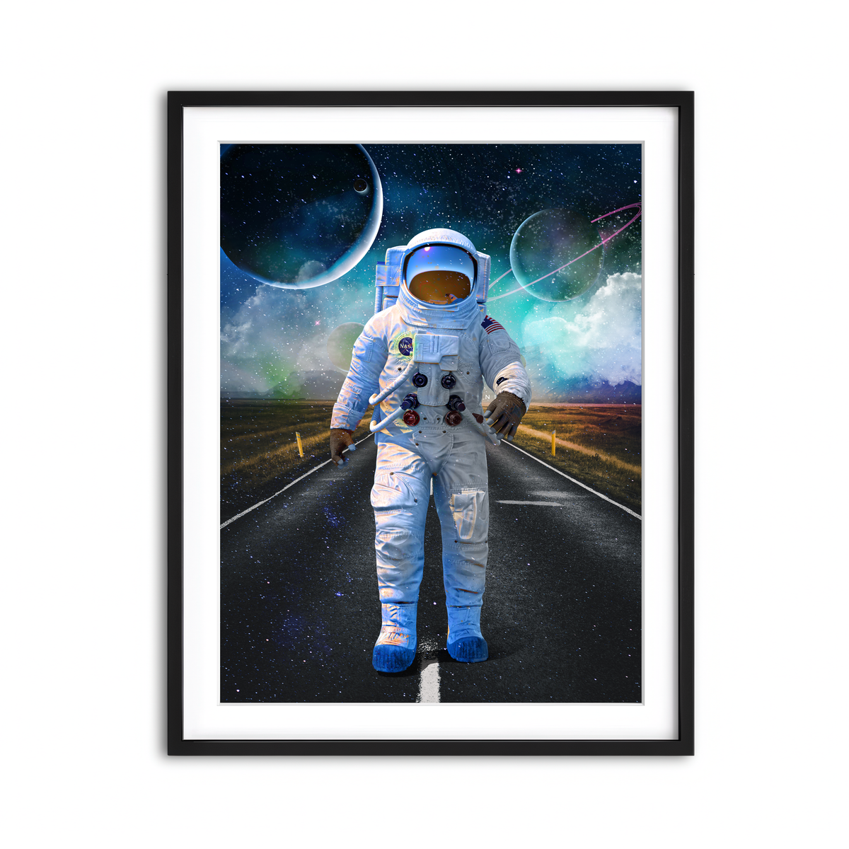Framed Print 3x4 Black