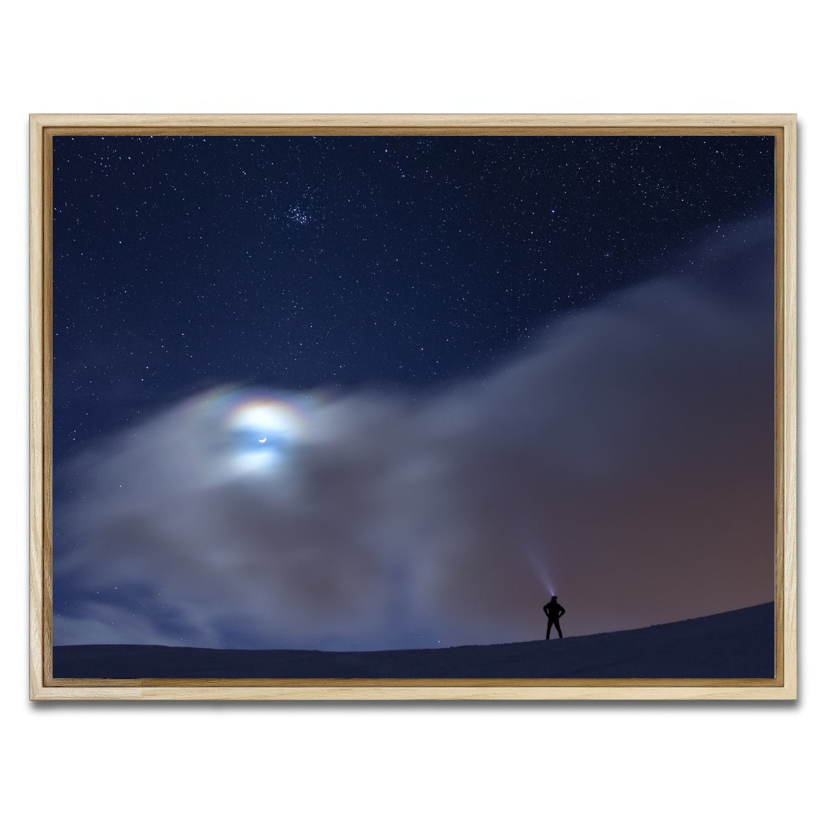 AUTO-MOCKUP WHITE | Astrophoto | 1 Piece | Natural Framed Canvas | group=4x3