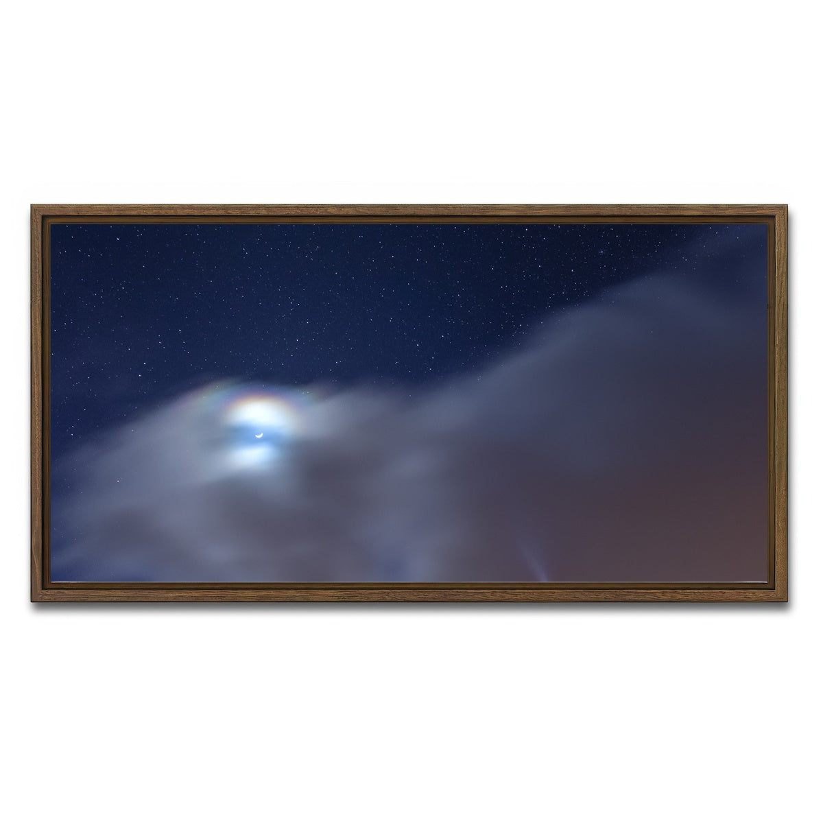 AUTO-MOCKUP WHITE | Astrophoto | 1 Piece | Walnut Framed Canvas | group=2x1
