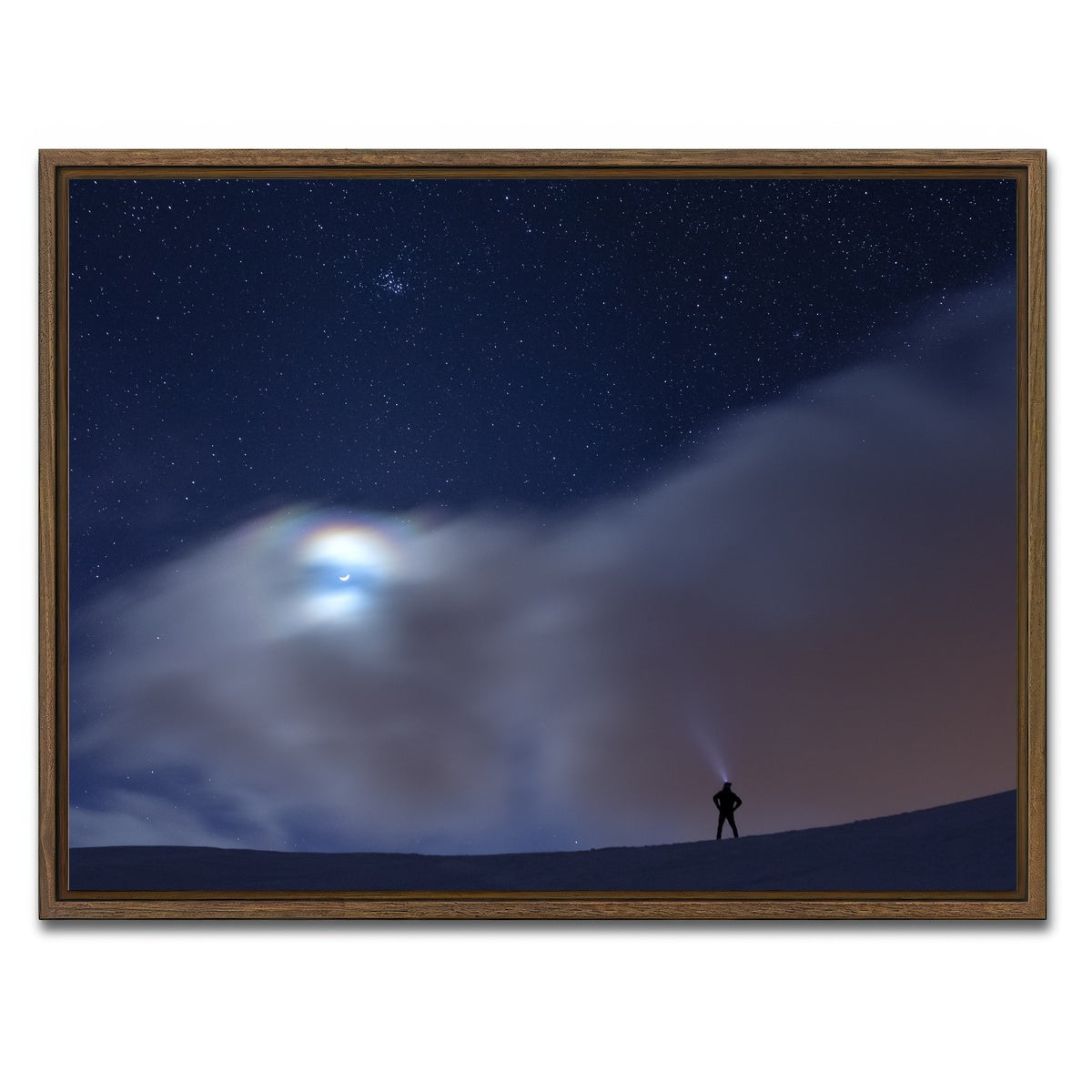 AUTO-MOCKUP WHITE | Astrophoto | 1 Piece | Walnut Framed Canvas | group=4x3