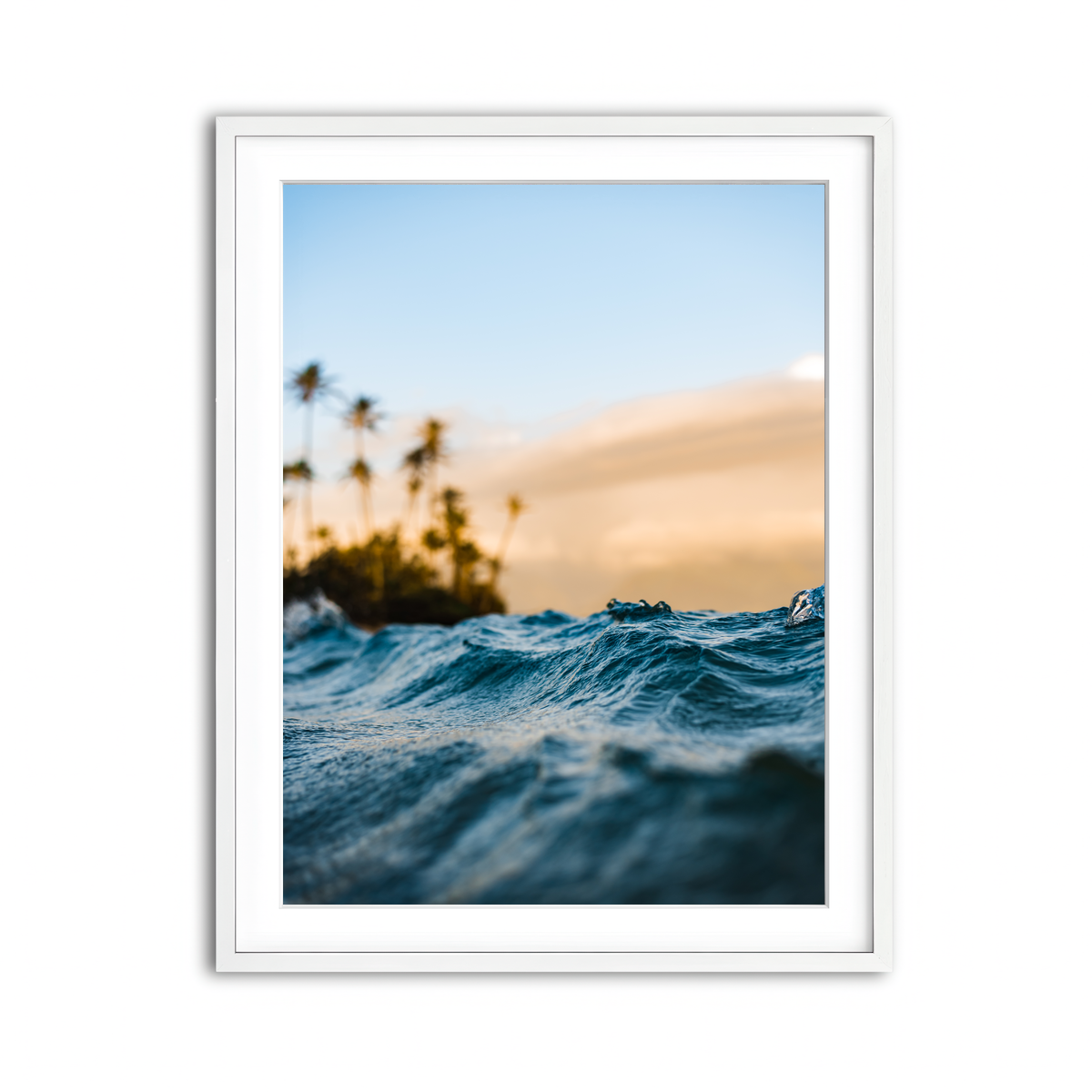 Framed Print 3x4 White