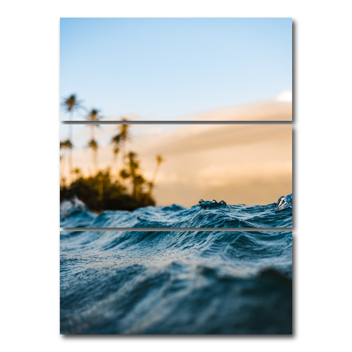AUTO-MOCKUP WHITE | At Sea | 3 Piece | Gallery Wrap Canvas | group=8x18_stacked