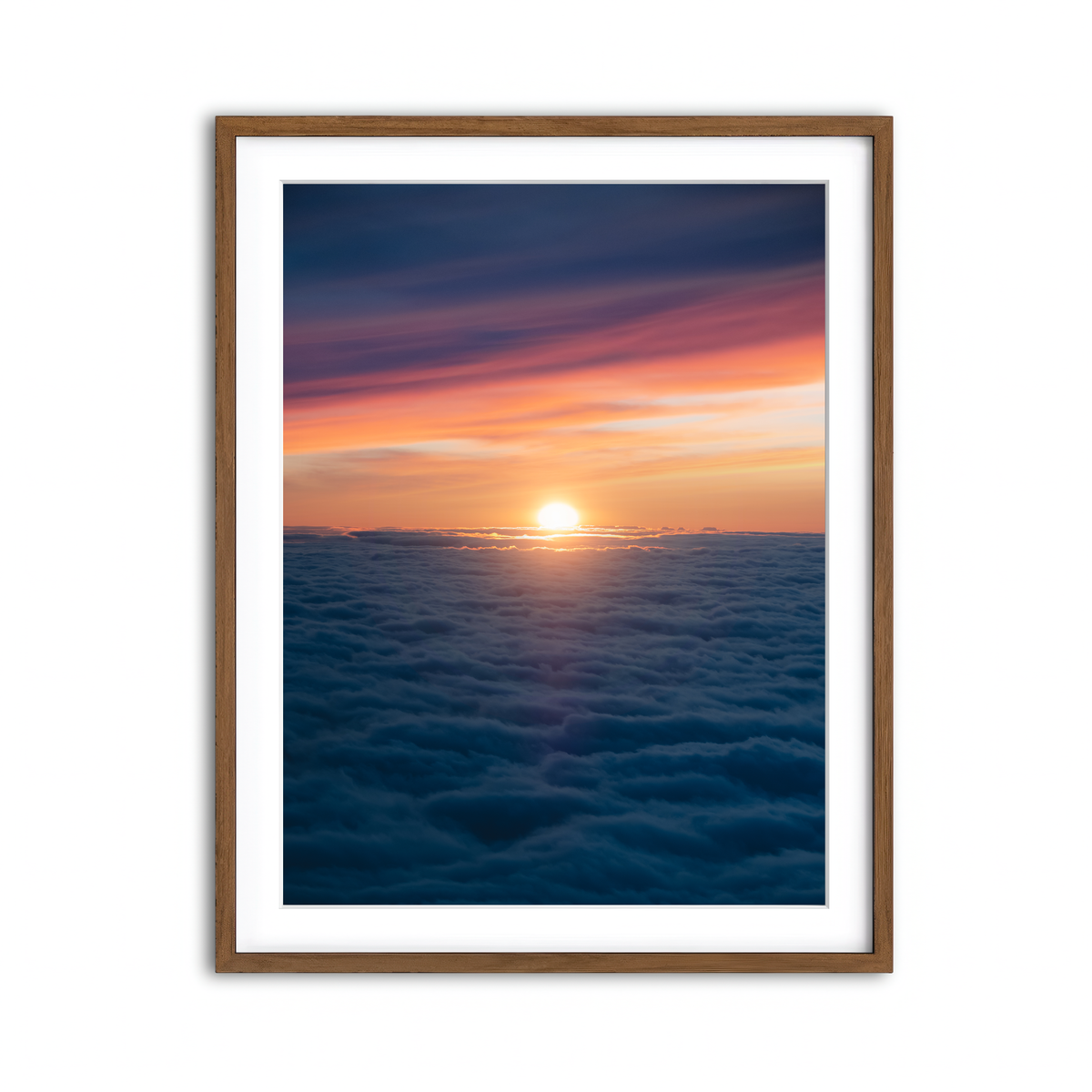 Framed Print 3x4 Walnut
