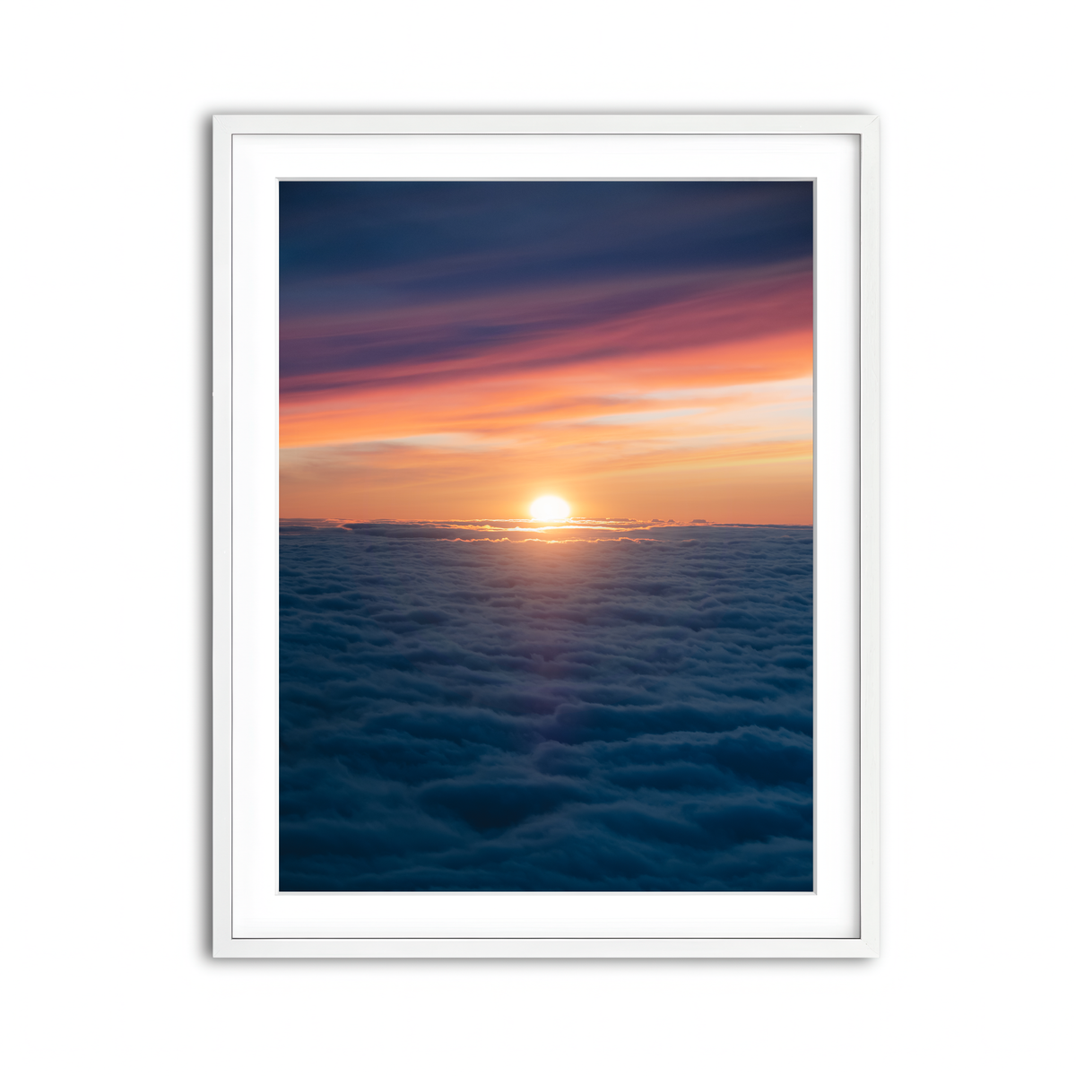 Framed Print 3x4 White