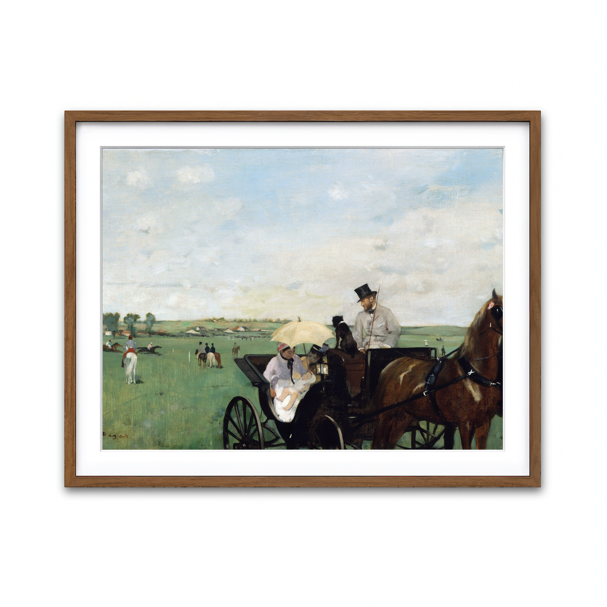 Framed Print 4x3 Walnut