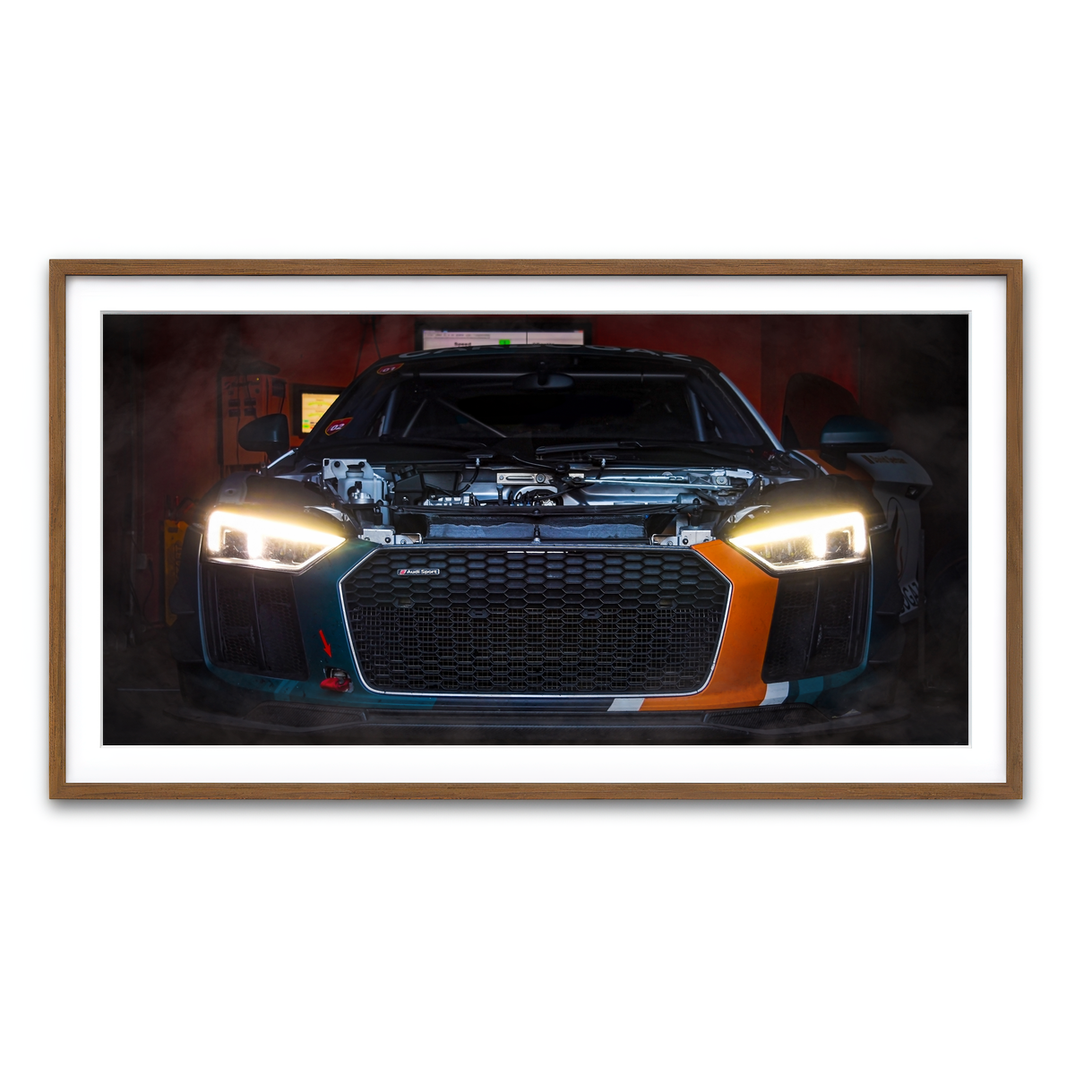 Framed Print 2x1 Walnut