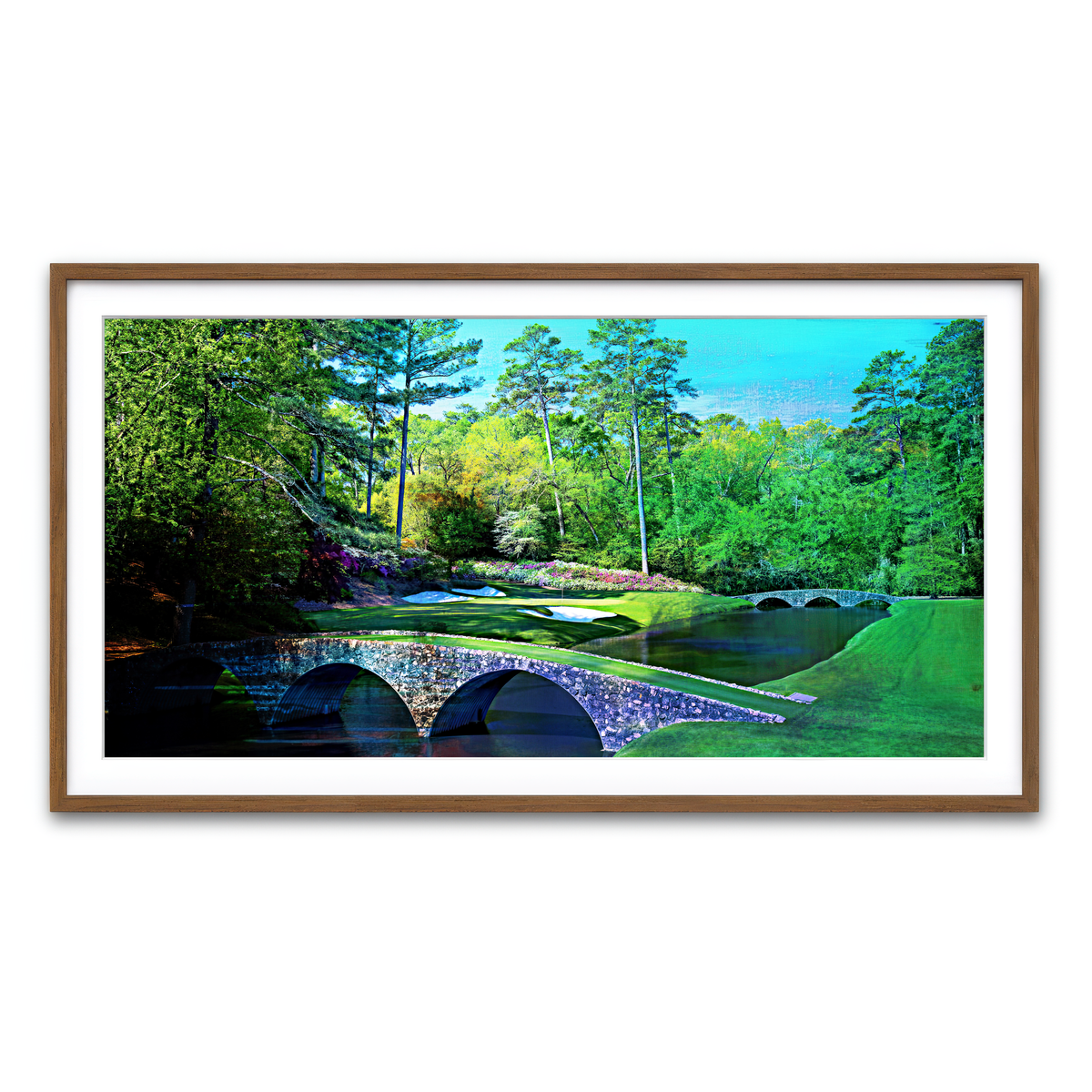 Framed Print 2x1 Walnut