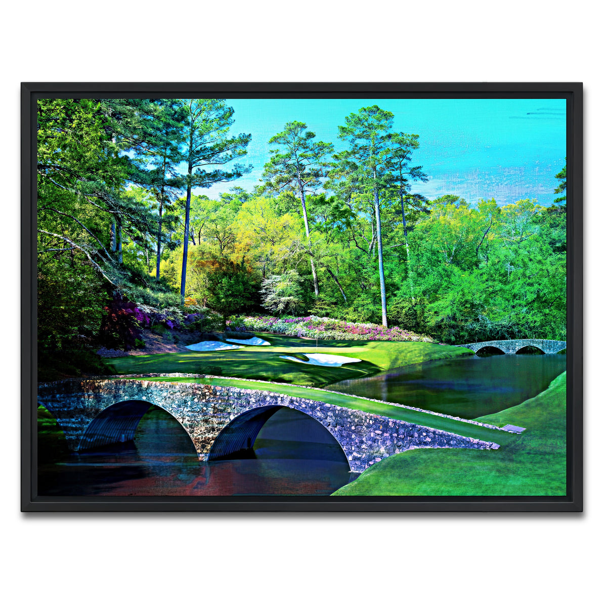 AUTO-MOCKUP WHITE | Augusta National | 1 Piece | Black Framed Canvas | group=4x3